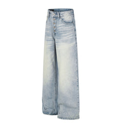 Omirad Vintage Washed Wide-Leg Jeans