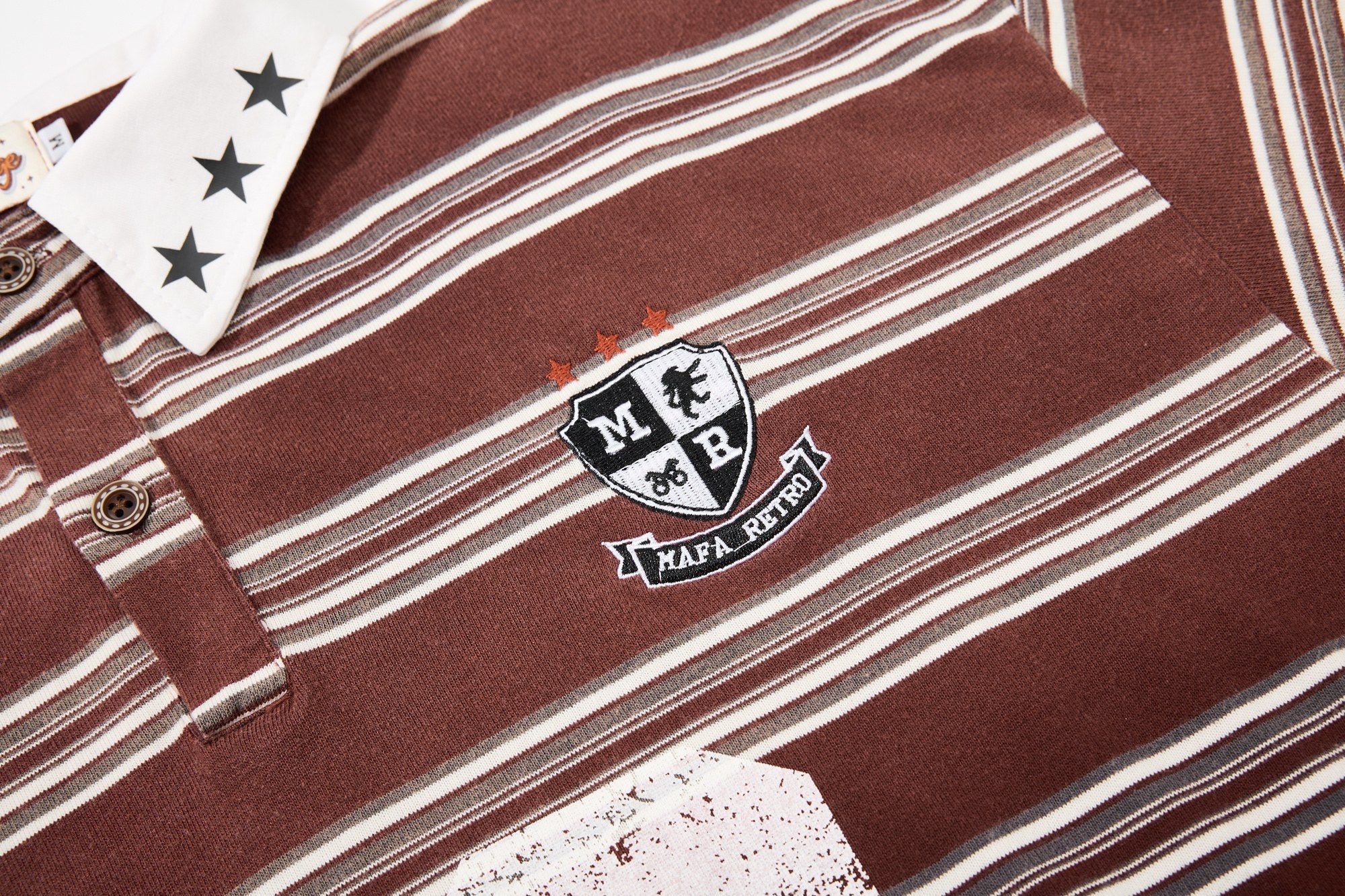 Omirad “Vintage Stripe Rugby Polo”