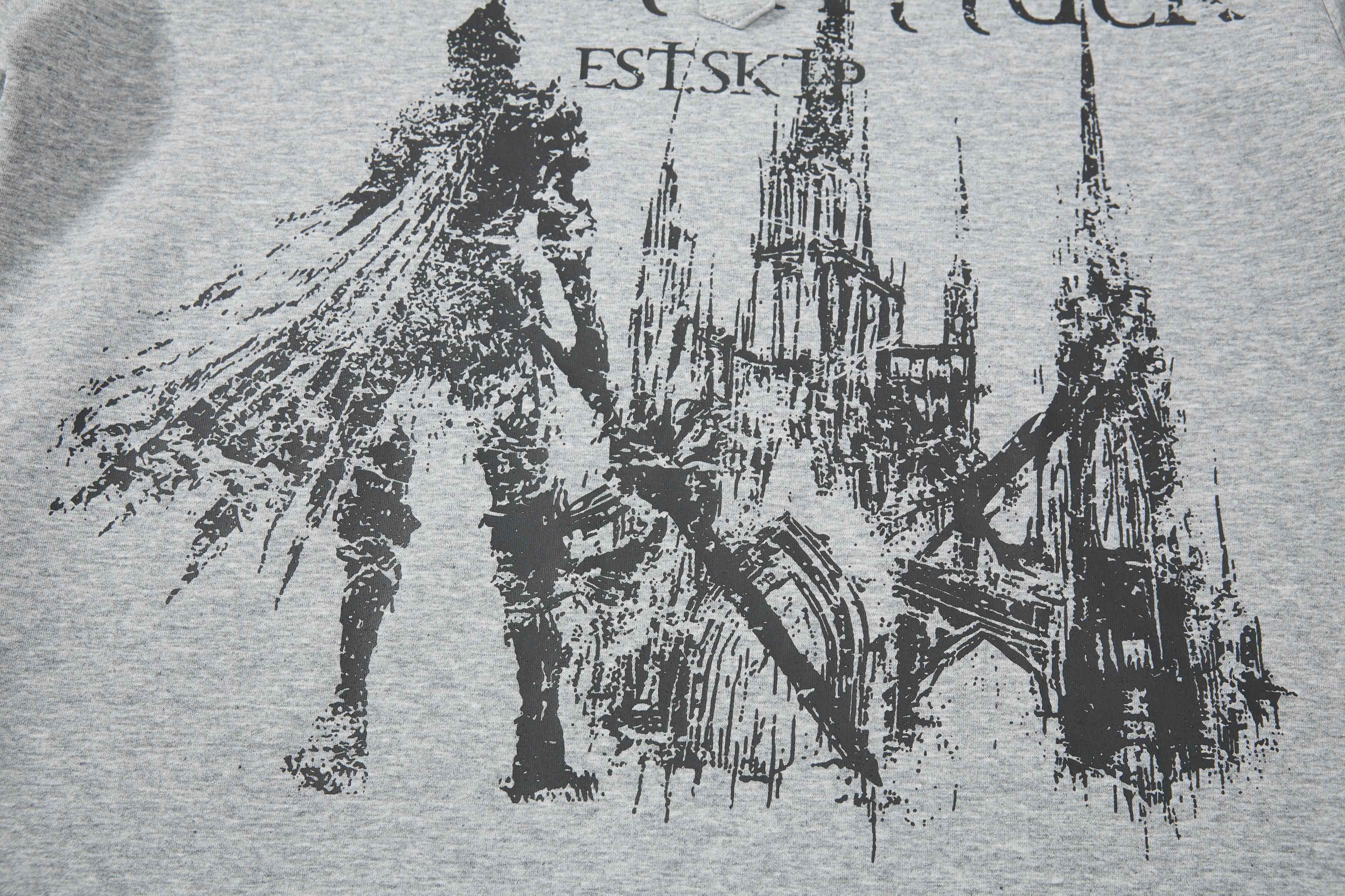 Omirad “Knight Attack Graphic Polo Tee”
