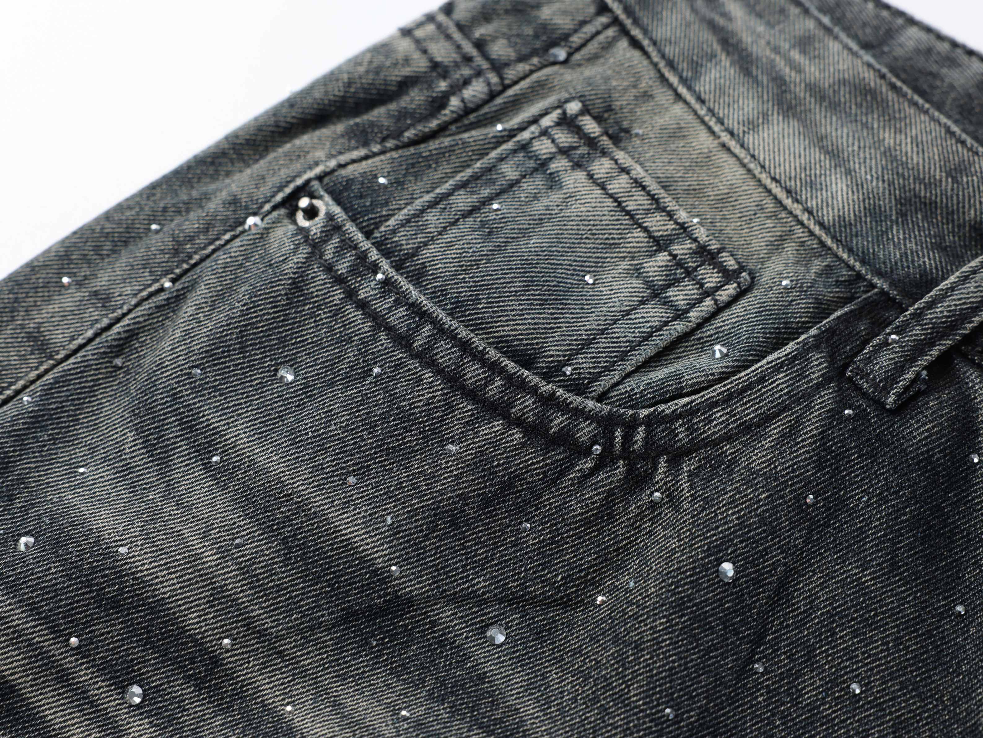 Omirad Starfade Wide-Leg Denim Pants