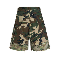 Omirad Tactical Patchwork Camo Shorts