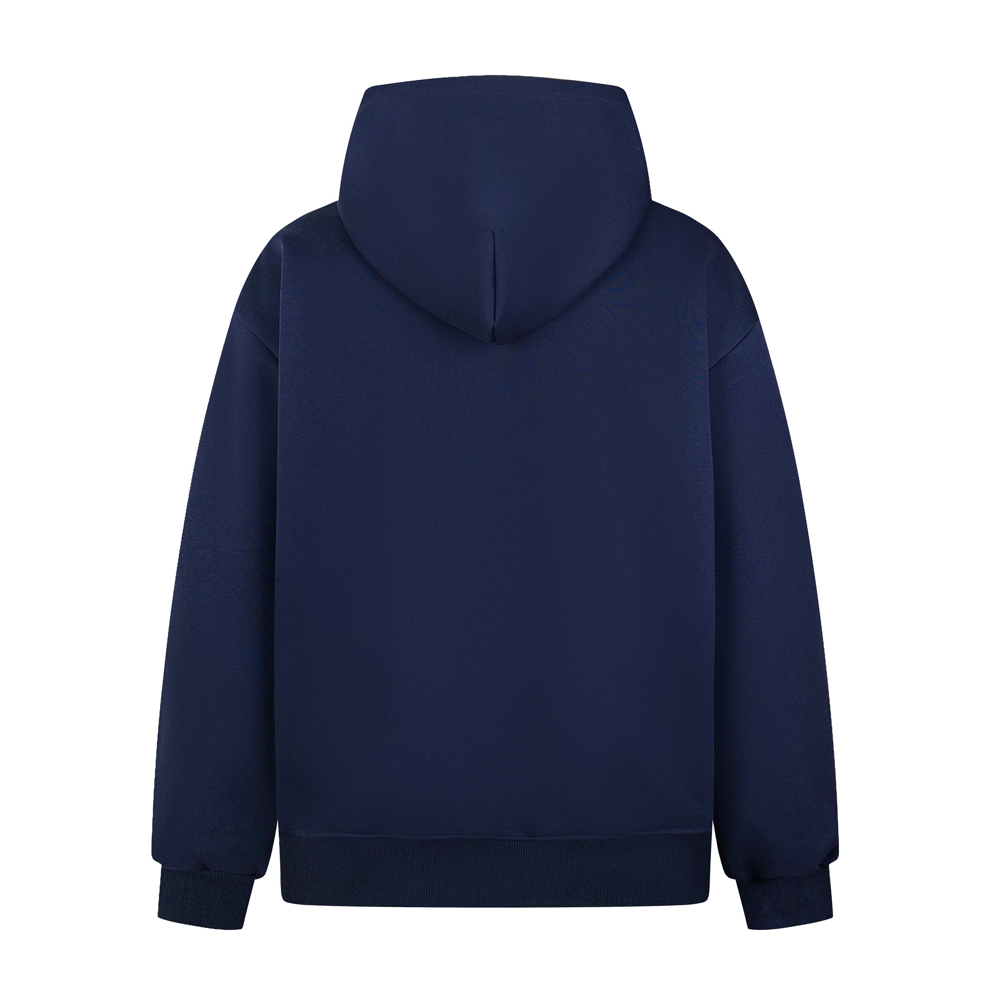 Omirad Plaid-Lined Minimal Zip Hoodie