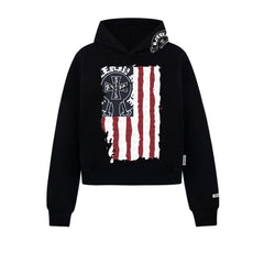 Omirad Graphic Flag Pullover Hoodie