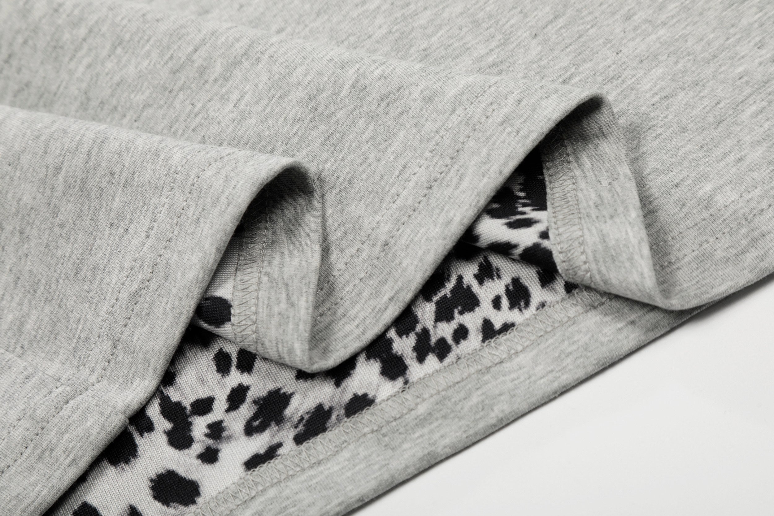 Omirad “Leopard Trim Zip Polo”
