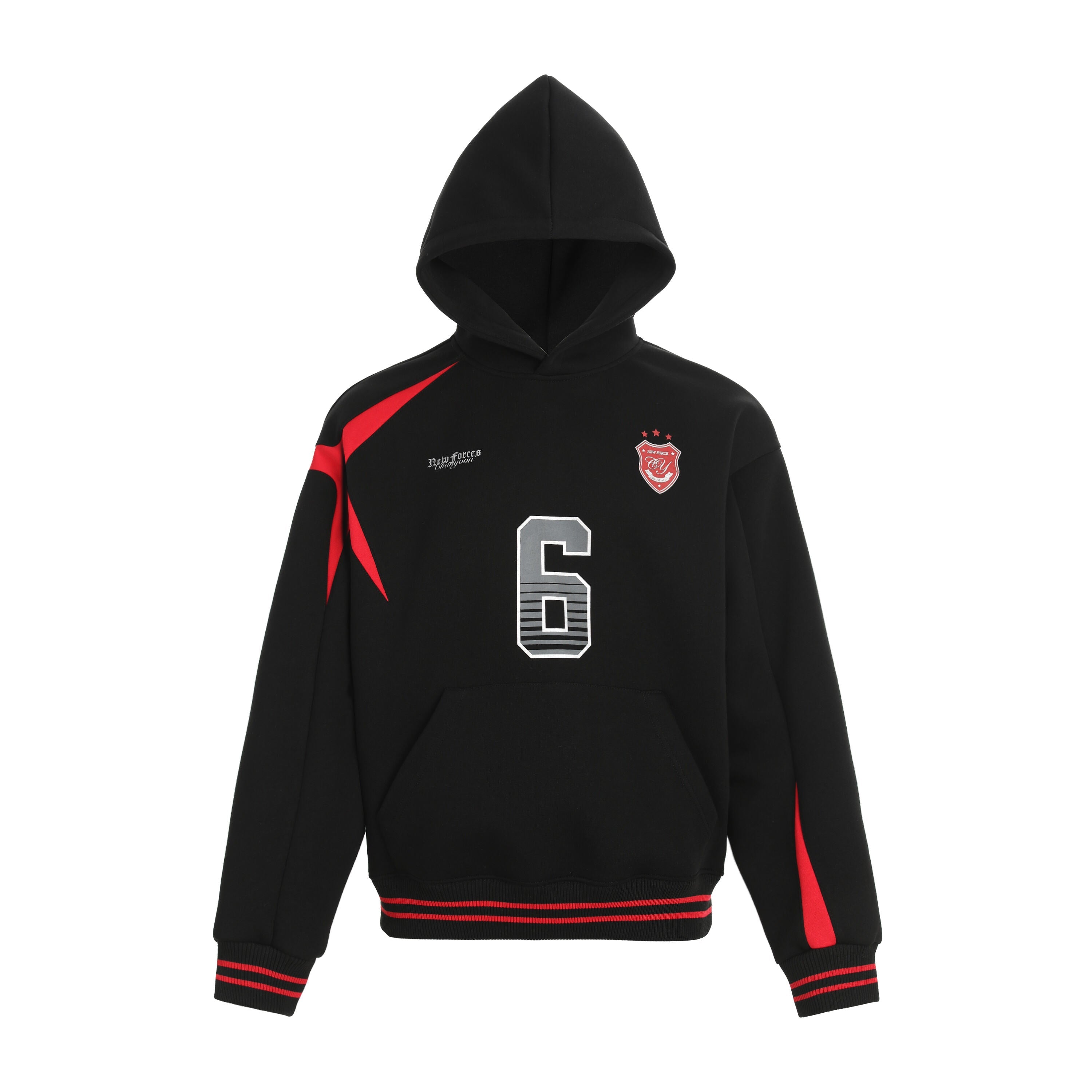 Omirad Sport-Stripe Graphic Fleece Hoodie
