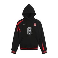 Omirad Sport-Stripe Graphic Fleece Hoodie