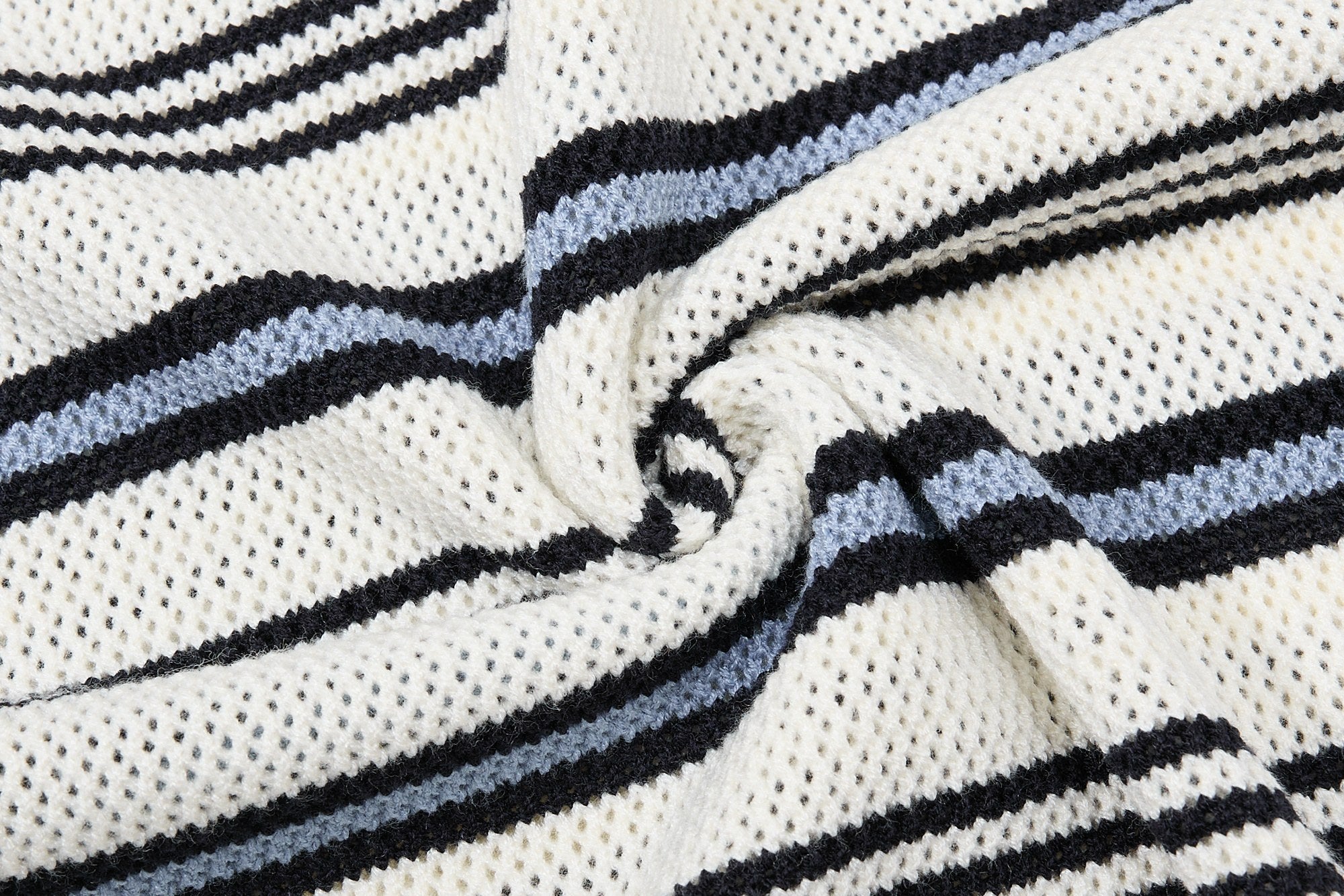 Omirad “Retro Stripe Knit Polo”