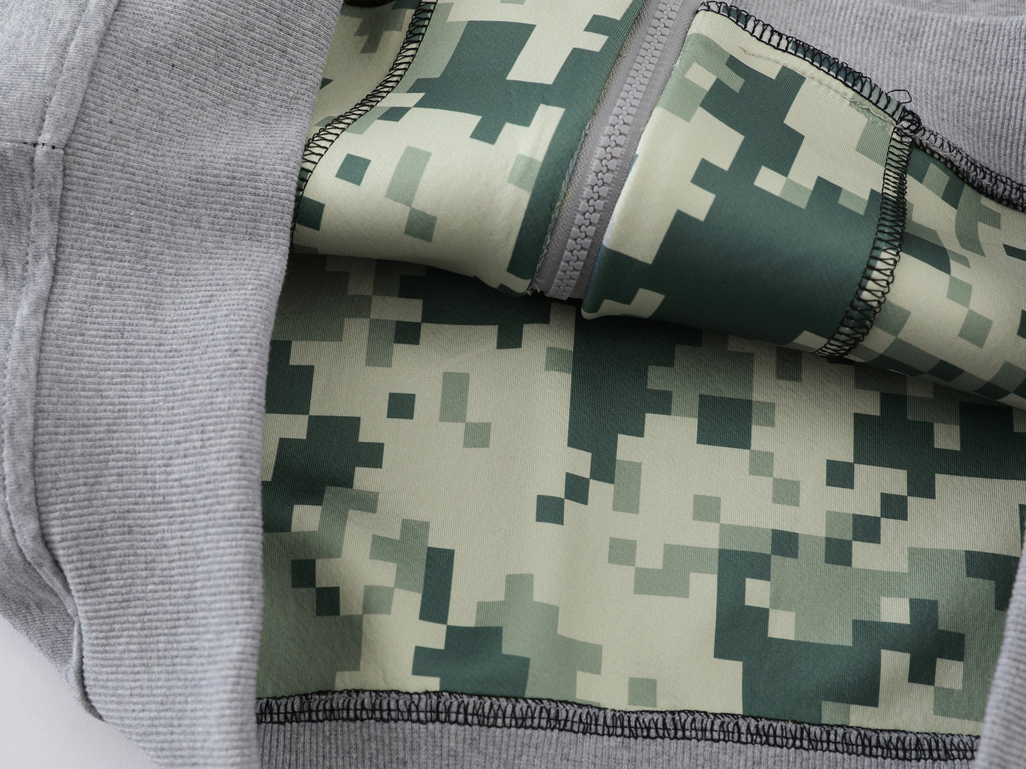 Omirad Camo Varsity Zip-Up Hoodie