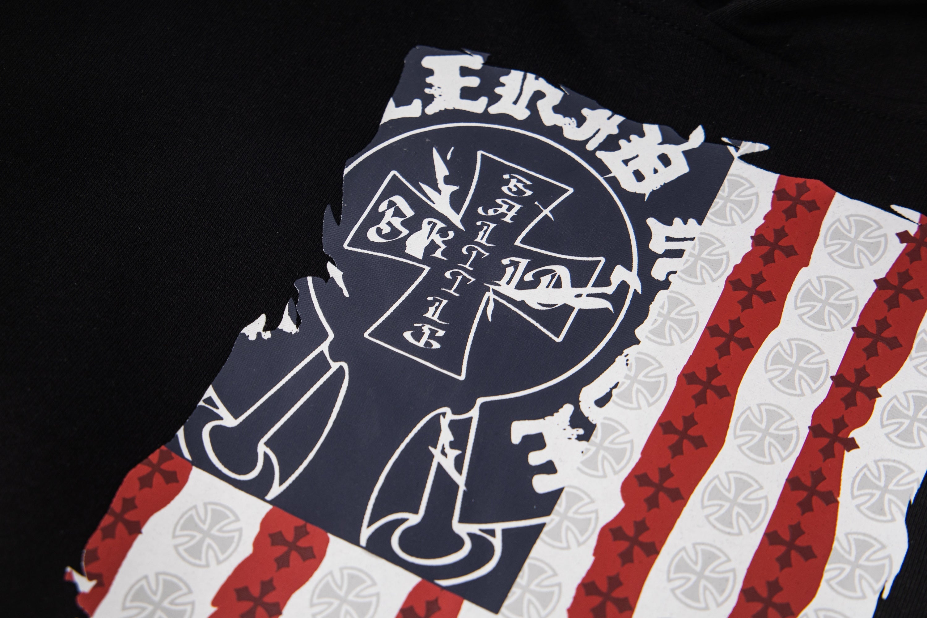 Omirad Graphic Flag Pullover Hoodie