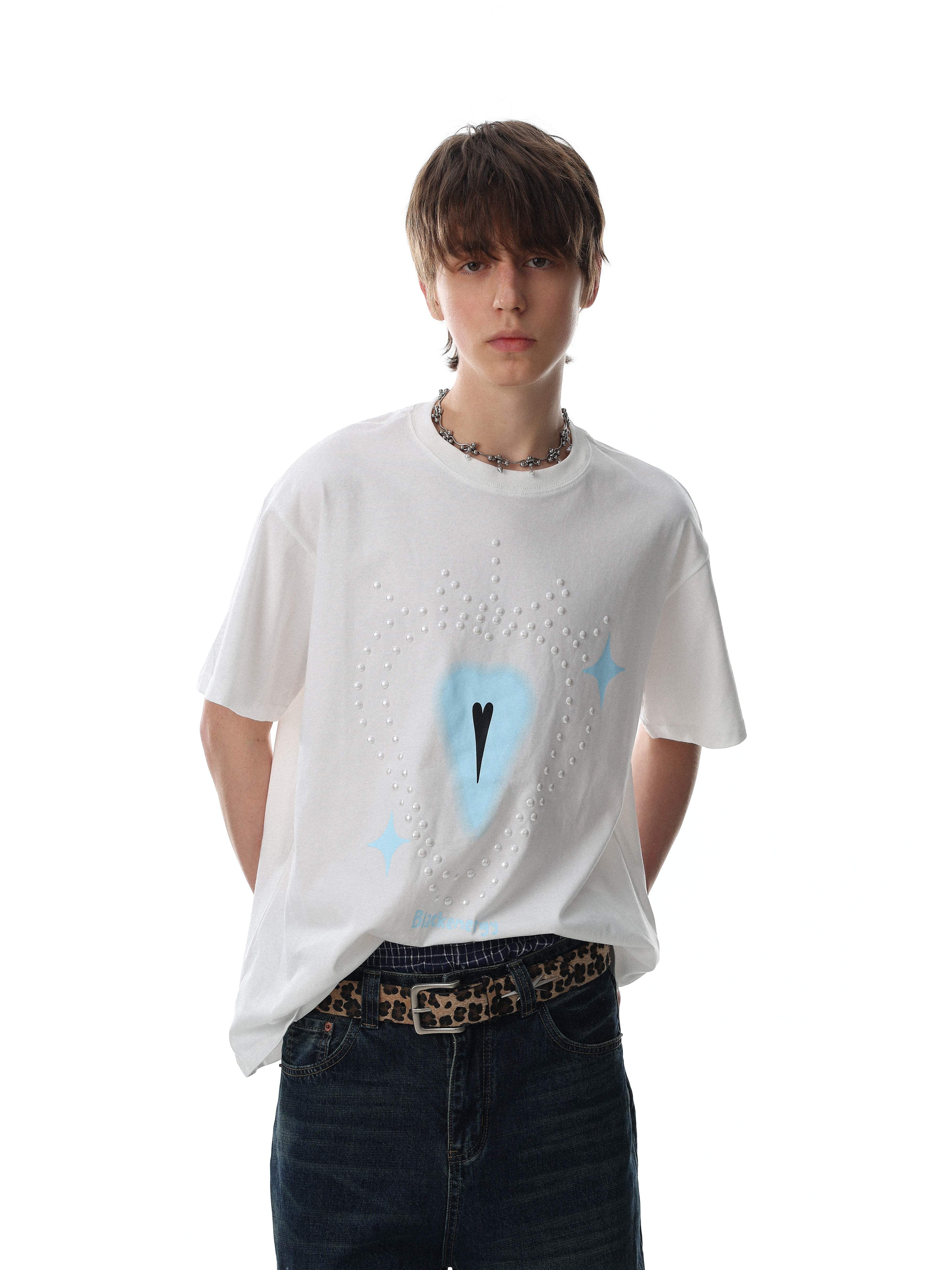 Omirad “Crystal Heart Graphic Tee”