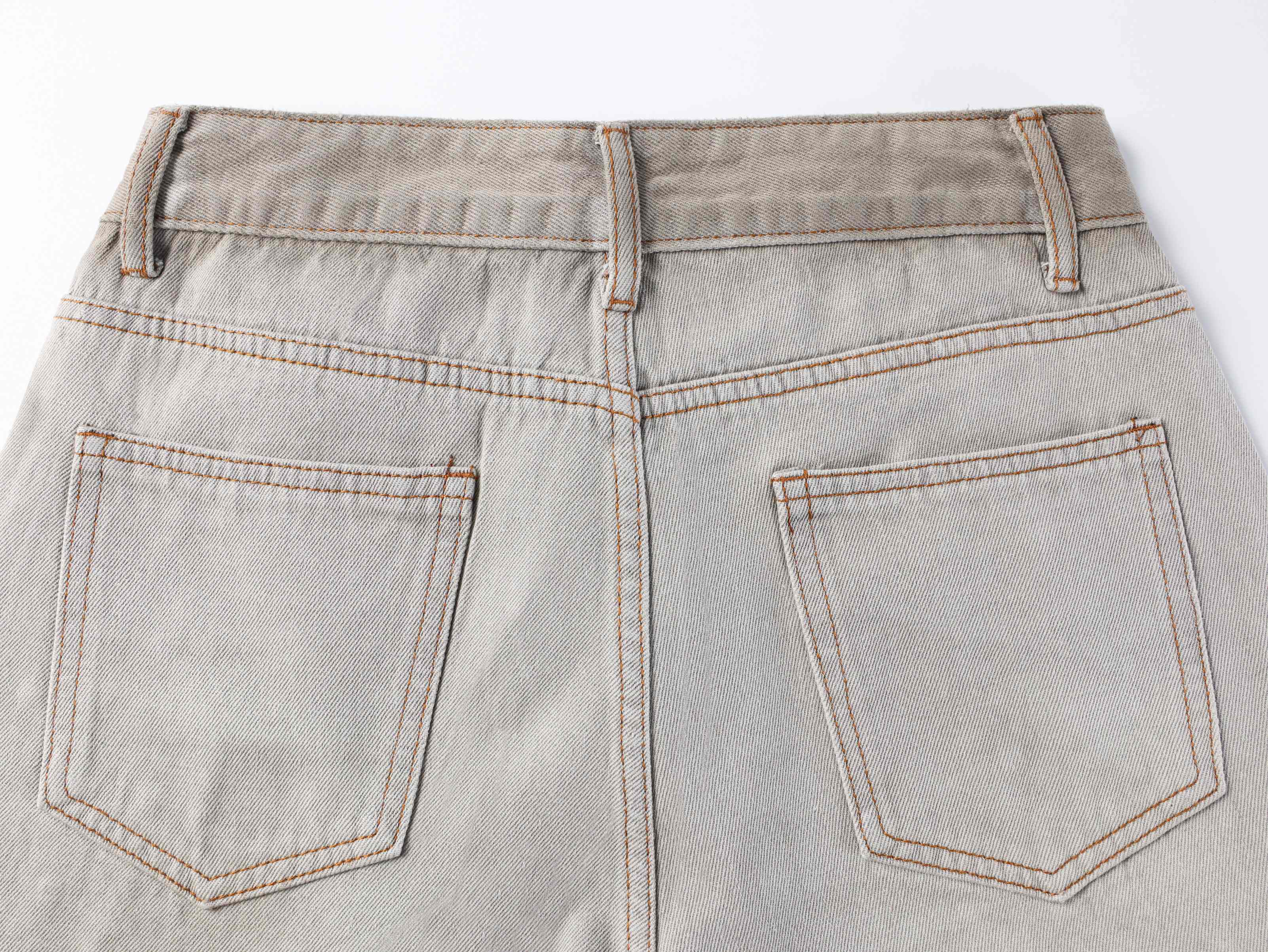Omirad Washed Balloon Fit Denim Pants