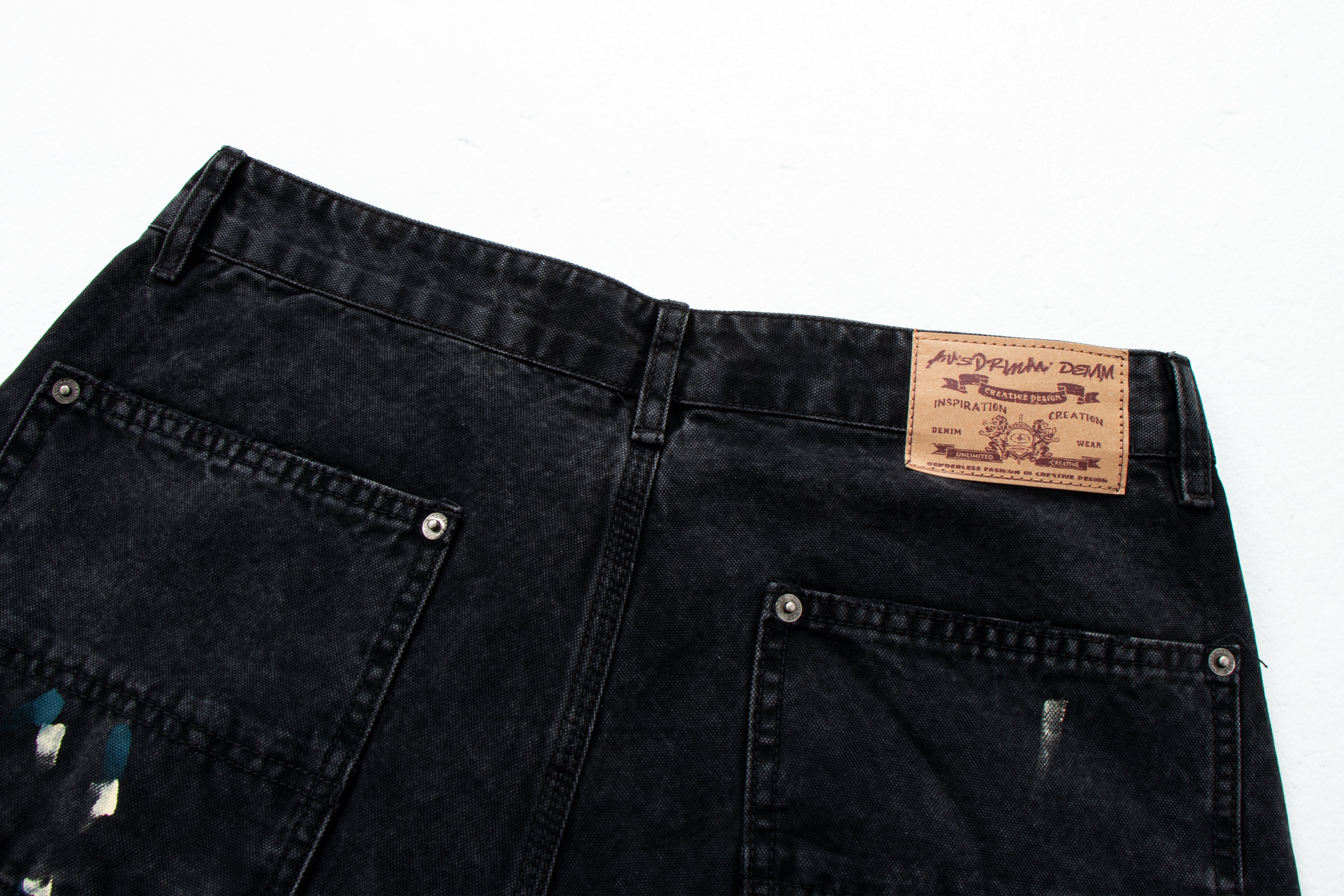 Omirad Distressed Workwear Denim Pants