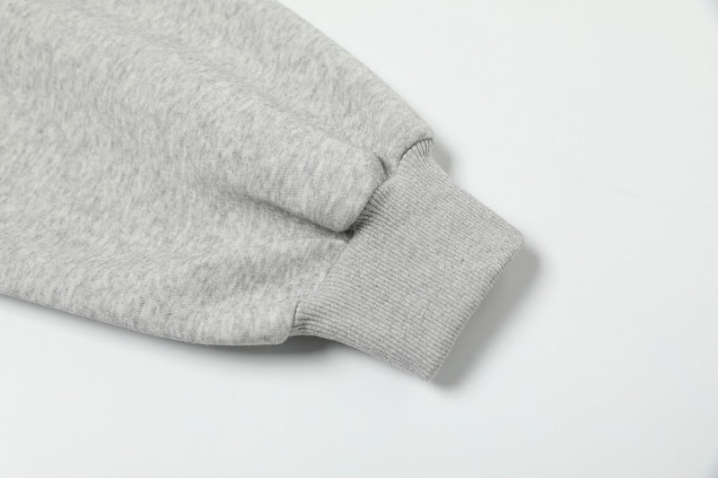 Omirad Devil Horn Studded High-Neck Zip Hoodie