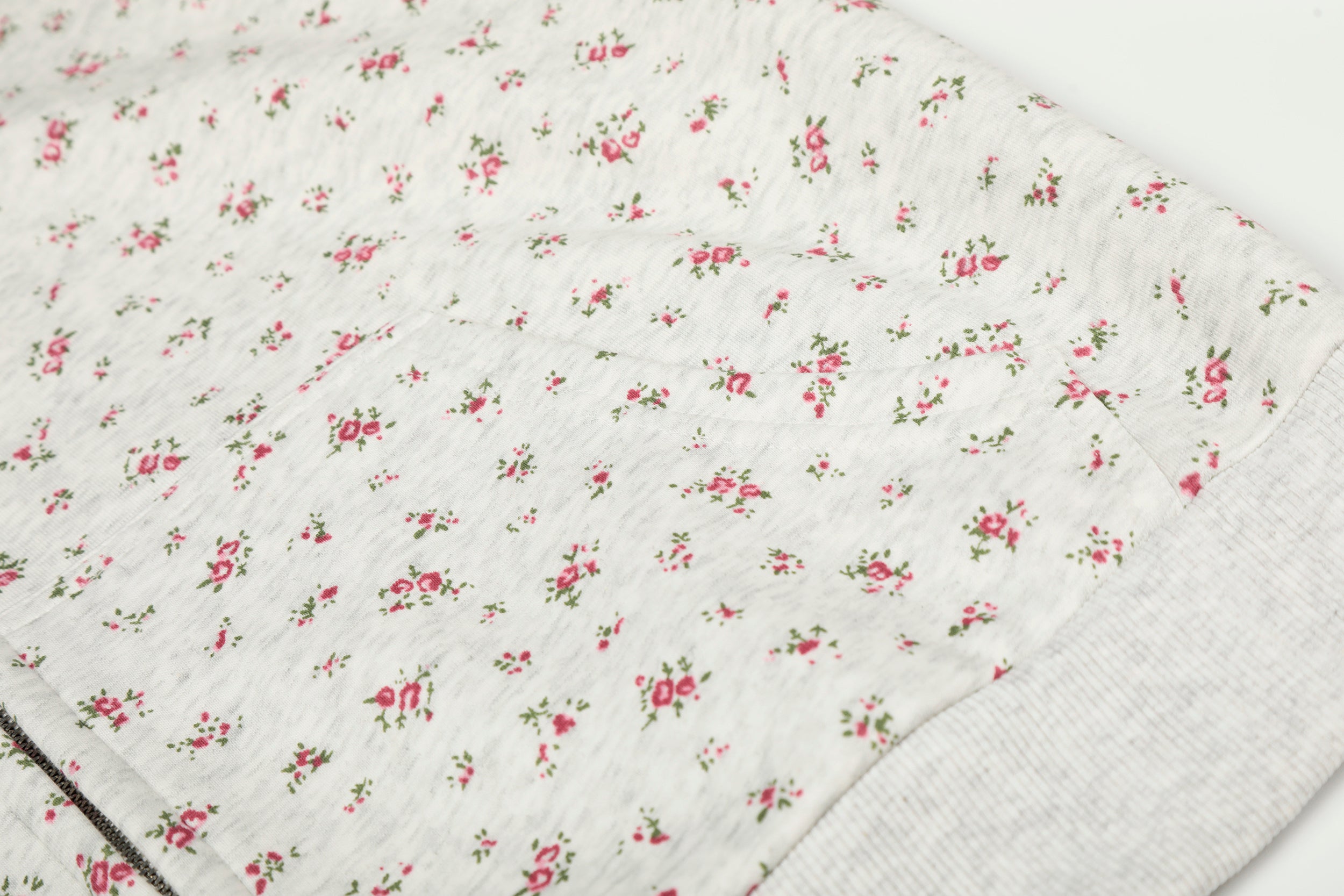 Omirad Floral Balaclava Zip Hoodie