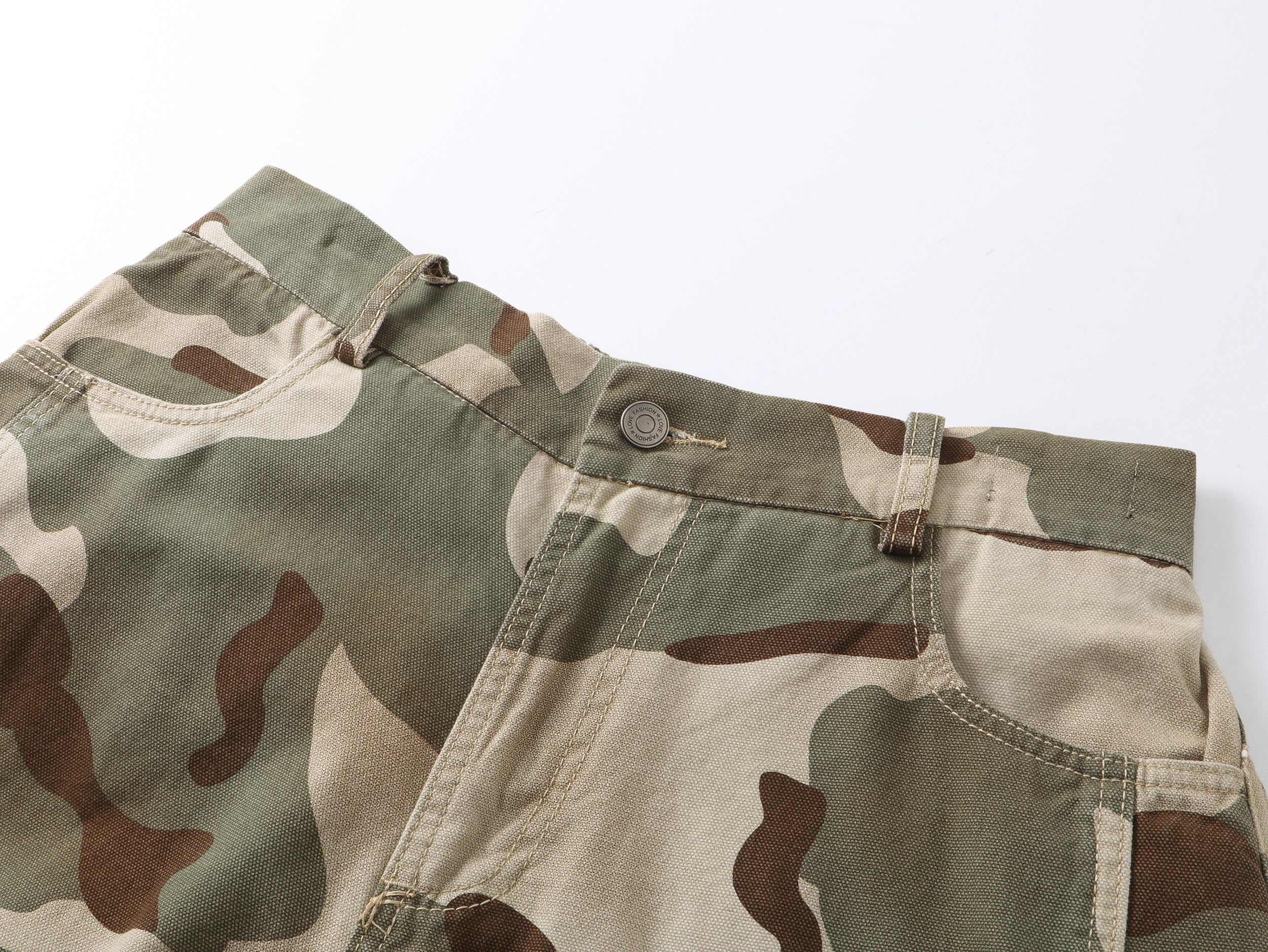 Omirad “Urban Camo Wide-Leg Pants”