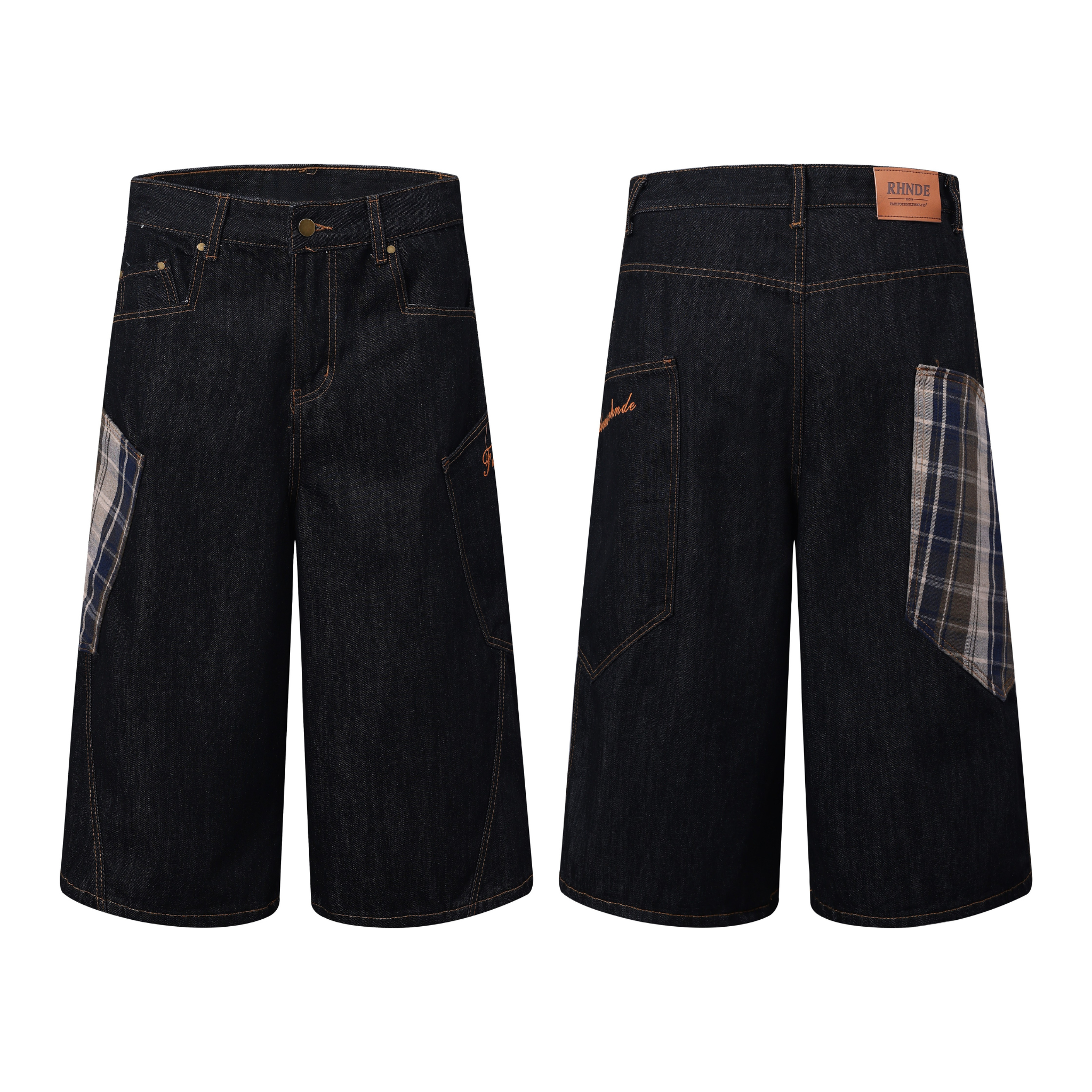 Omirad Patchwork Denim Jorts