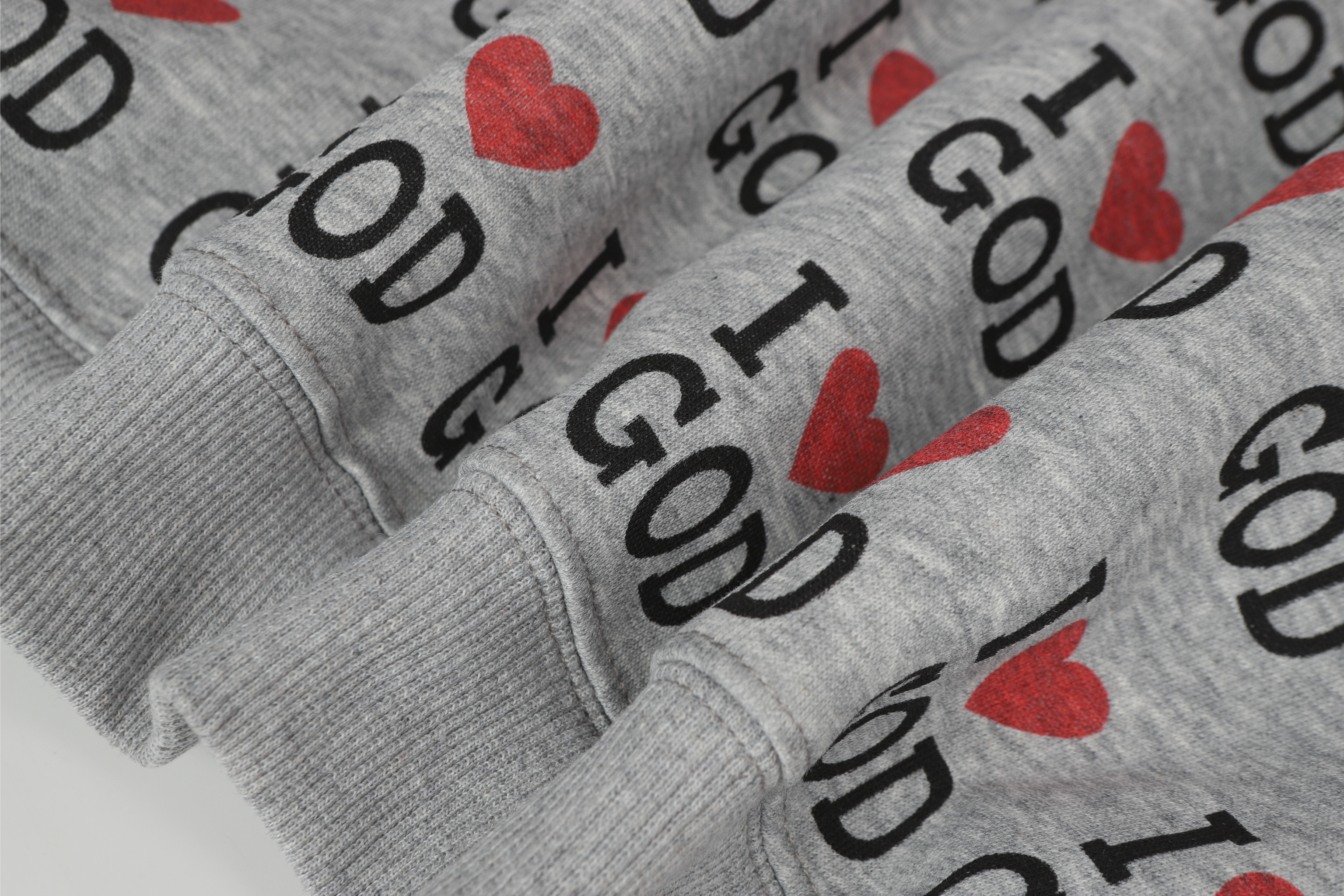 Omirad I Love God Zip Hoodie