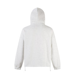 Omirad Color-Block Scarf Hooded Zip Jacket