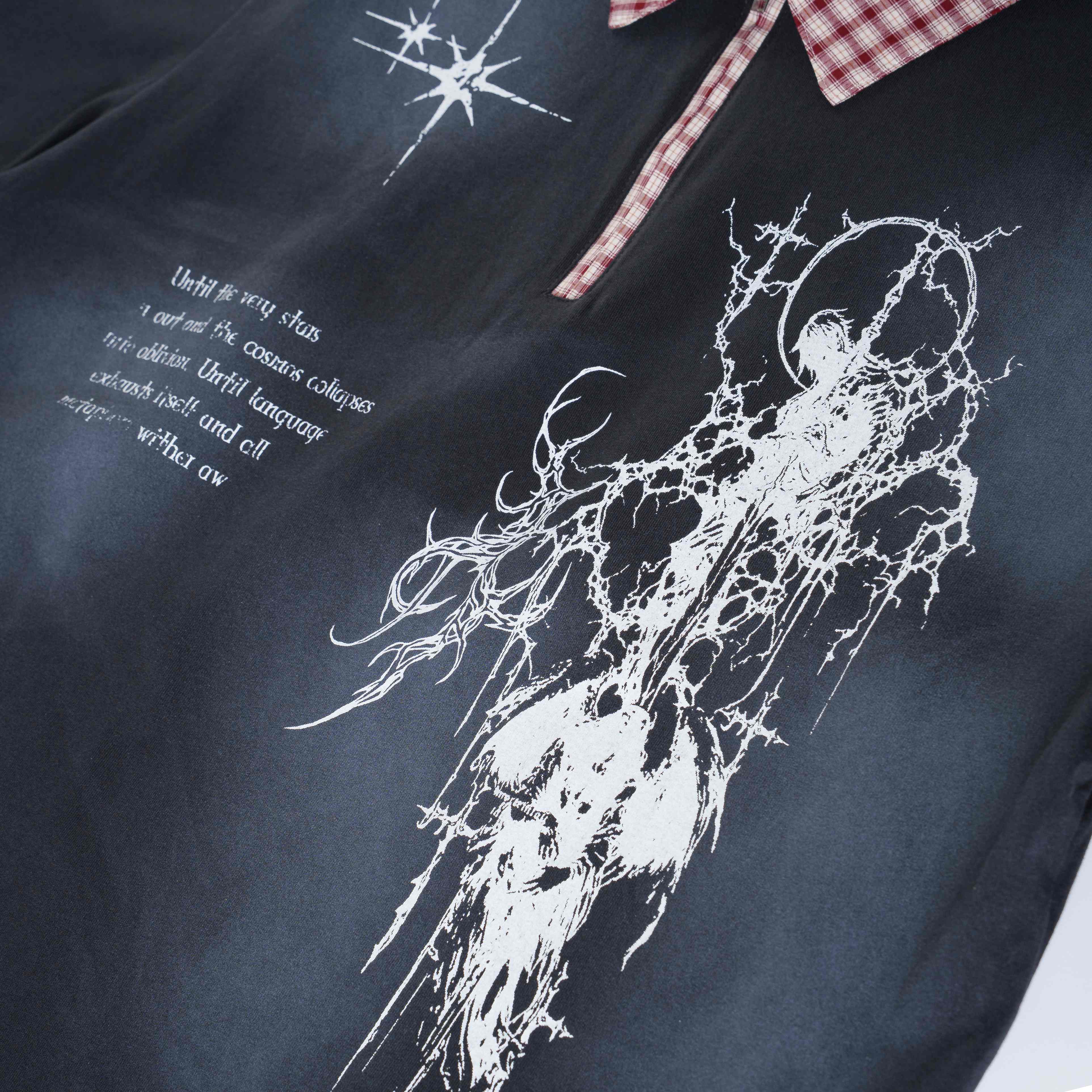 Omirad “Grunge Star Zip Polo Tee”