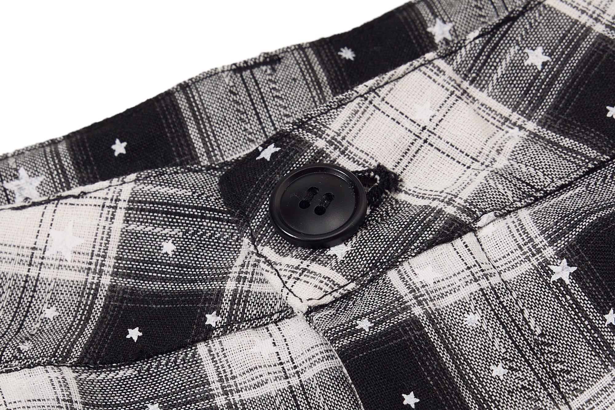 Omirad Plaid Star Cargo Shorts