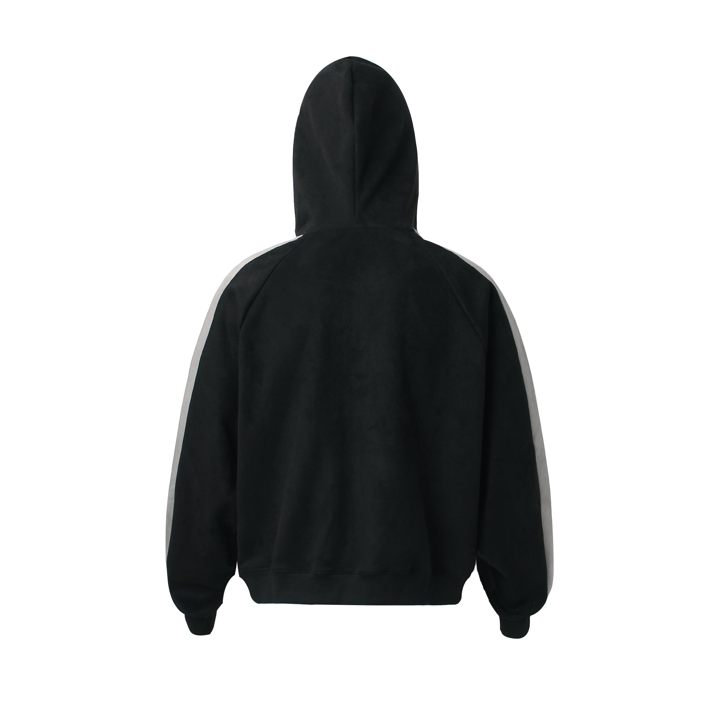 Omirad Suede-Finish Retro Zip Hoodie