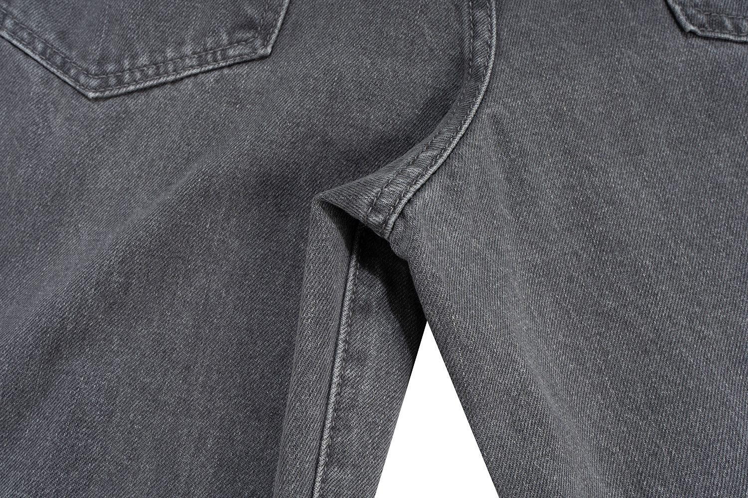 Omirad Button-Fly Washed Denim Pants