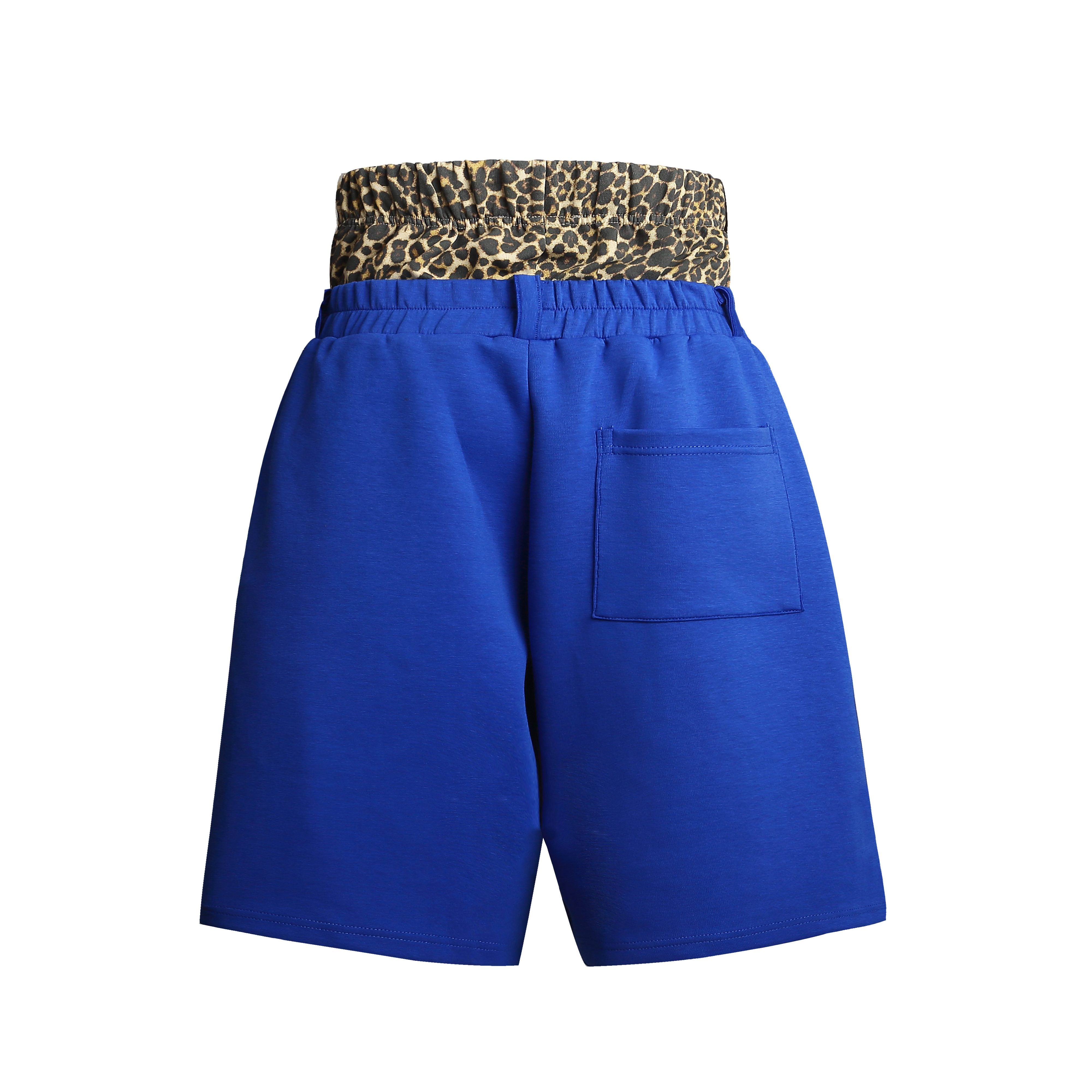 Omirad Leopard Waist Sport Shorts