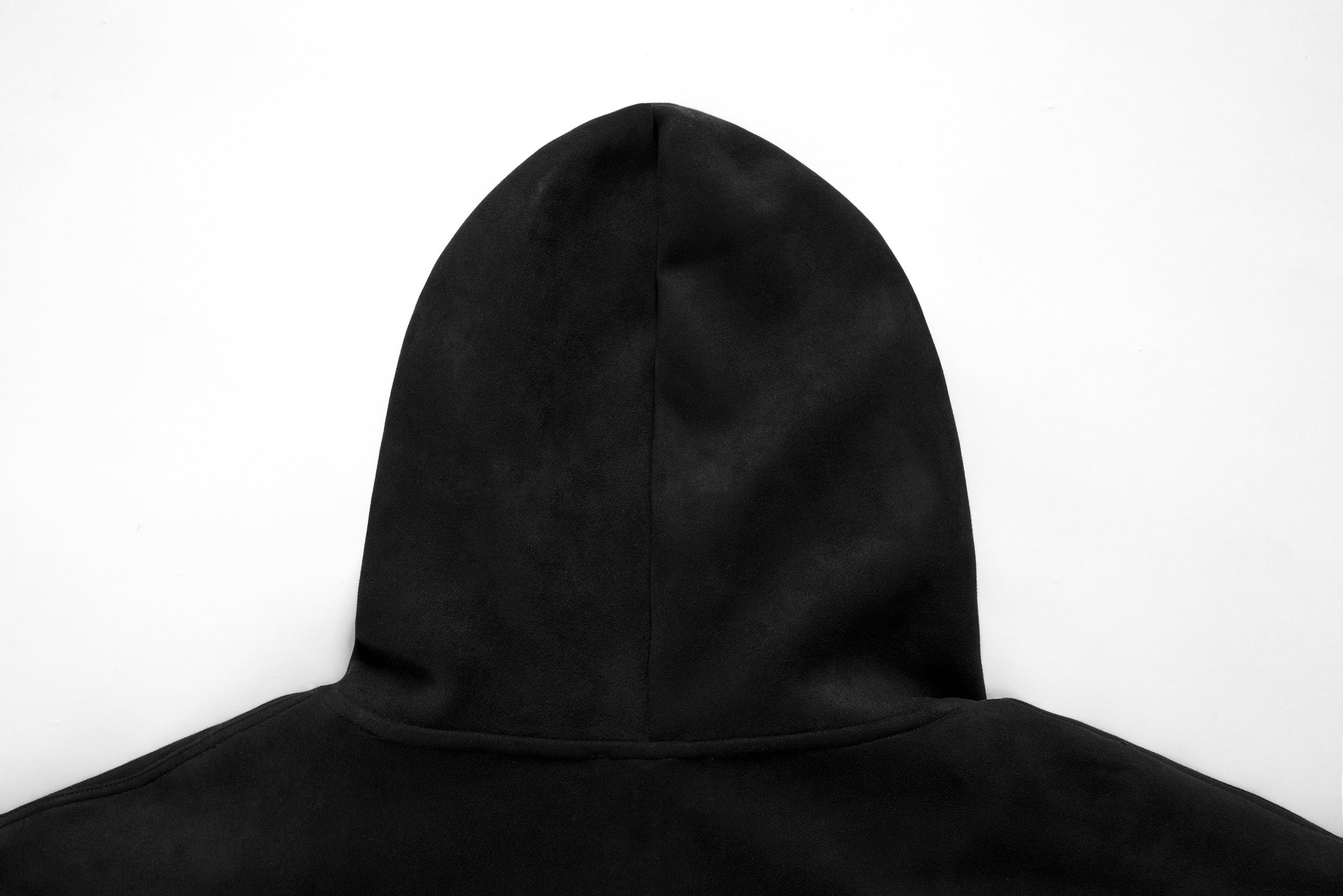 Omirad Gothic Embroidered Suede Zip Hoodie