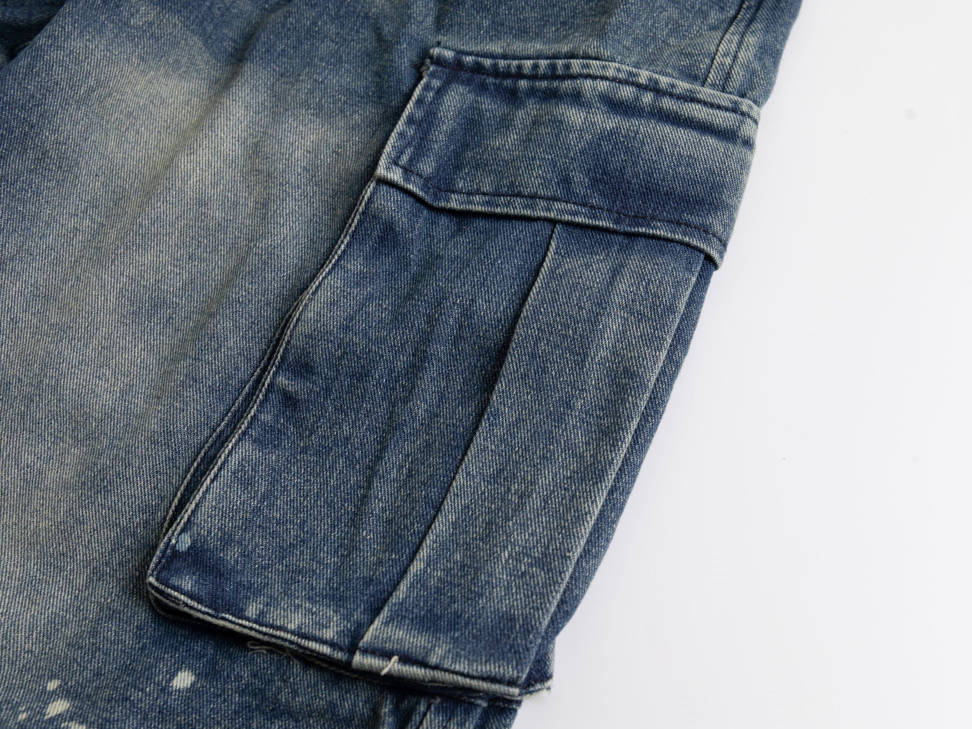 Omirad Vintage Cargo Denim Shorts