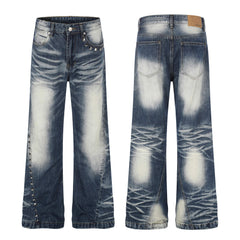 Omirad Studded Vintage Wash Jeans