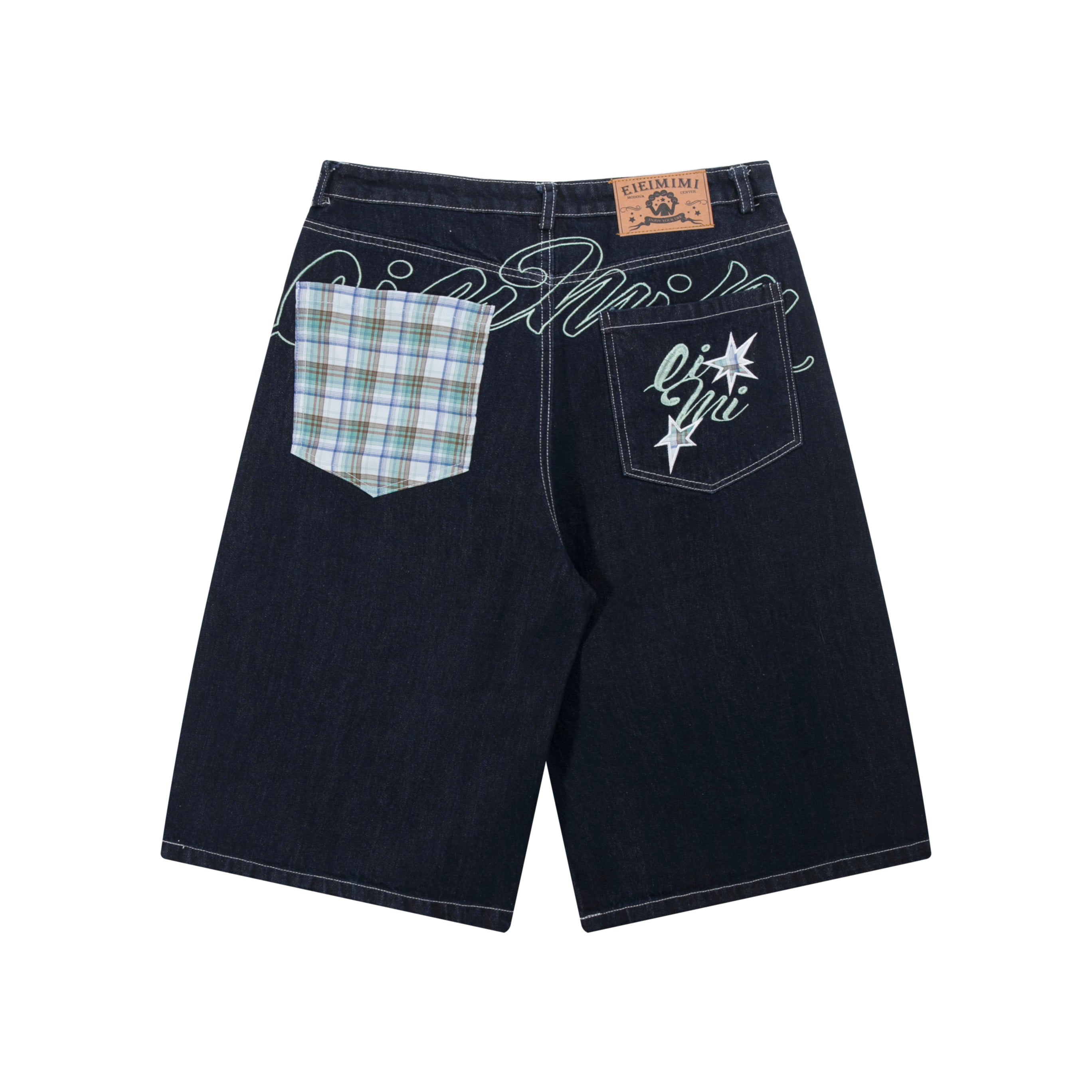 Omirad Patchwork Denim Shorts