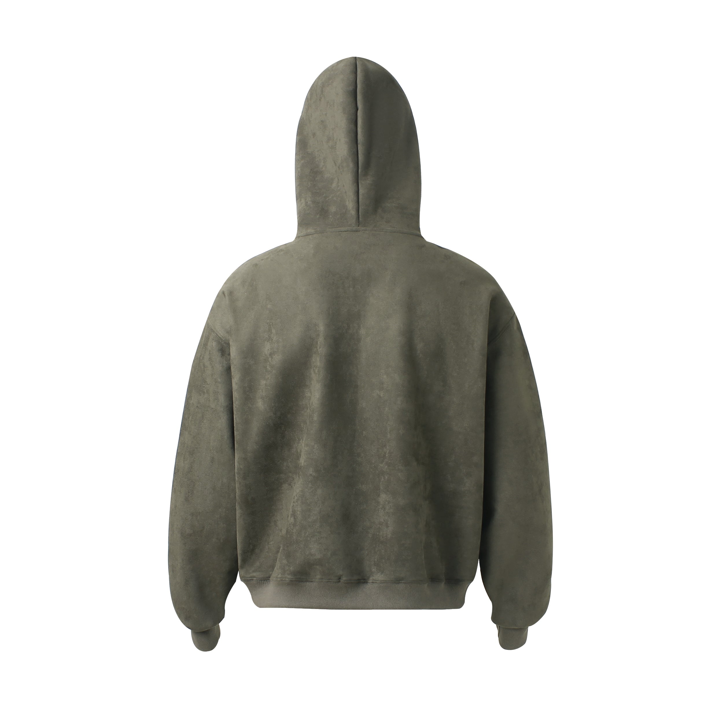 Omirad Suede Graphic Zip Hoodie
