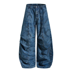 Omirad Washed Camo Baggy Jeans