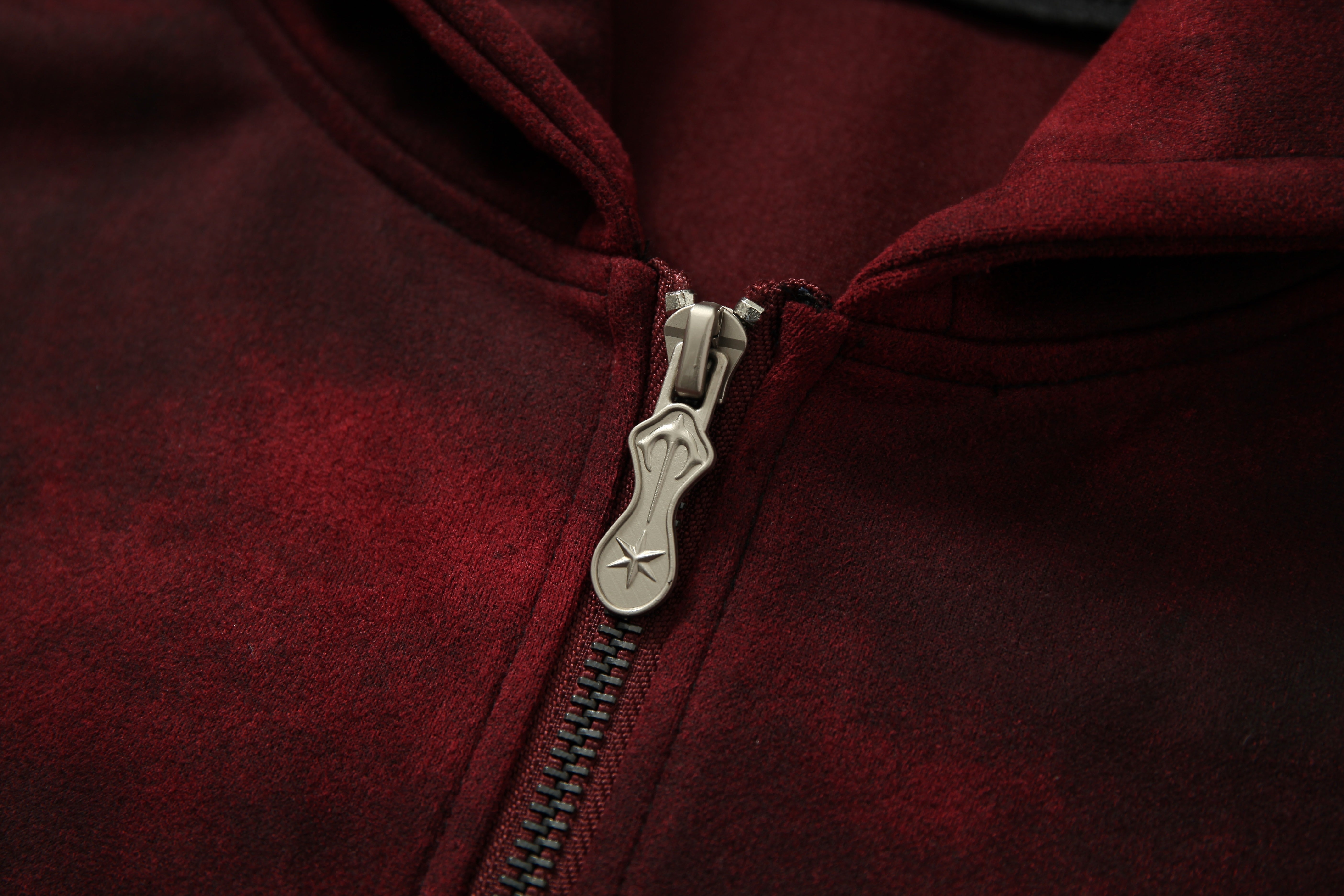 Omirad Burnout Effect Zip Hoodie