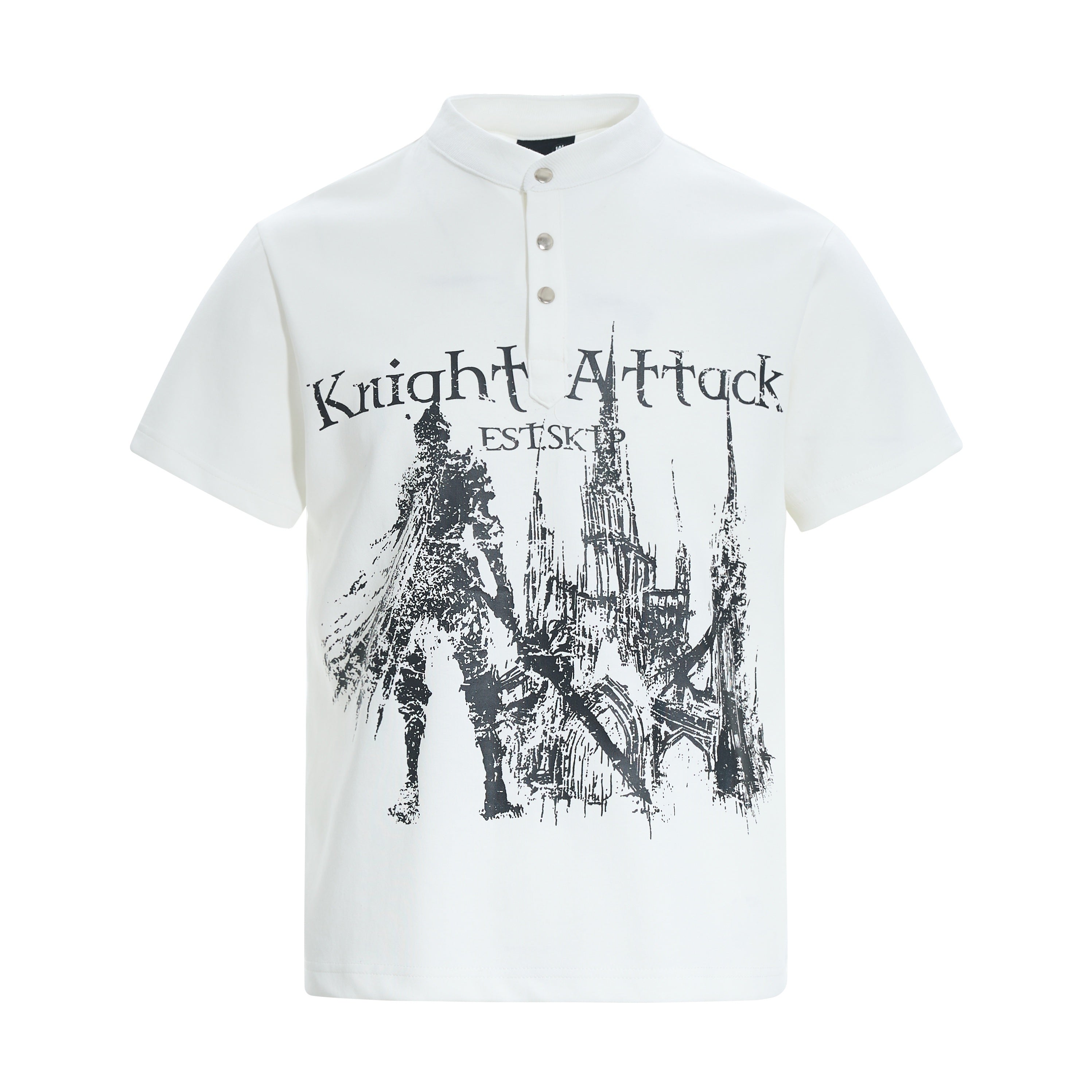 Omirad “Knight Attack Graphic Polo Tee”