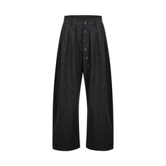 Omirad “Minimal Pleated Wide-Leg Pants”