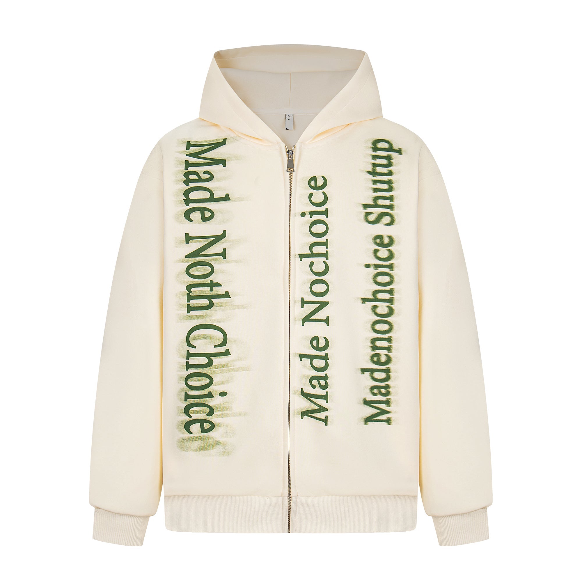 Omirad Gradient Letter Zip Hoodie