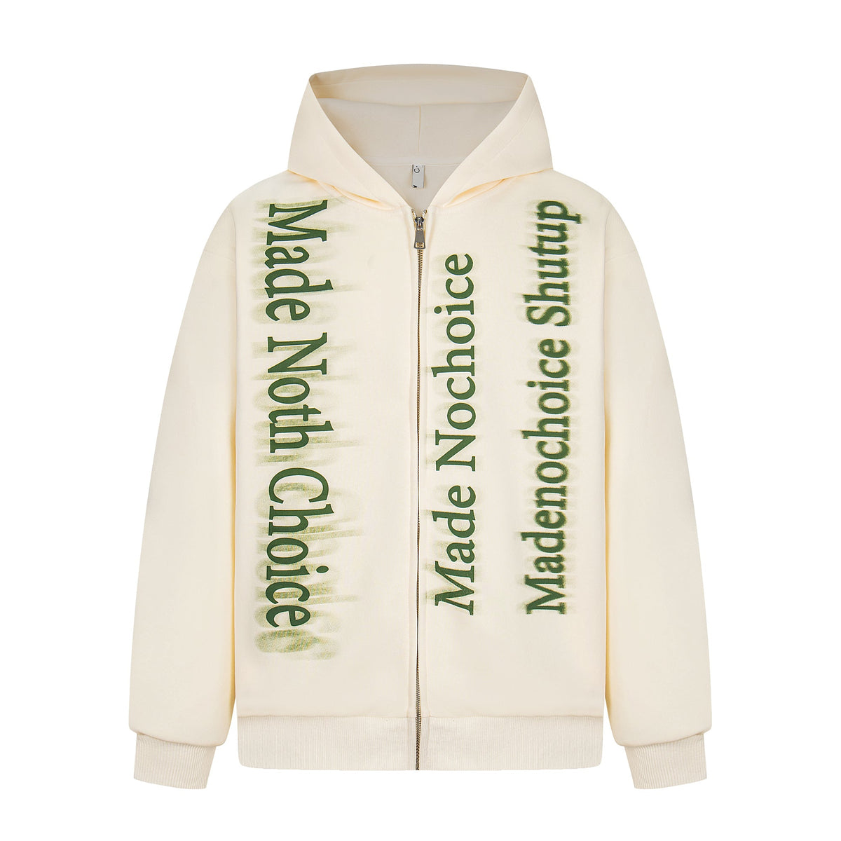 Omirad Gradient Letter Zip Hoodie