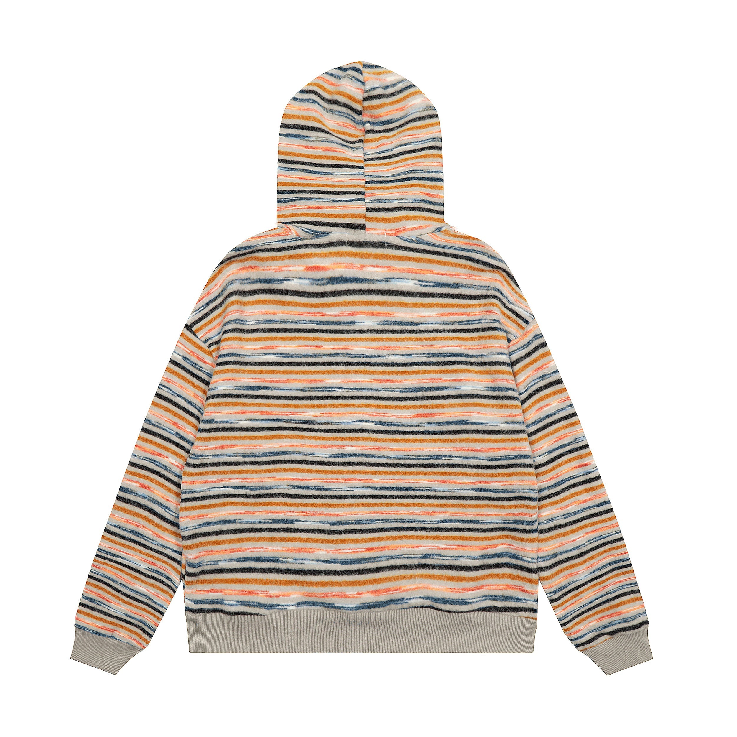 Omirad Striped Knit Zip Hoodie