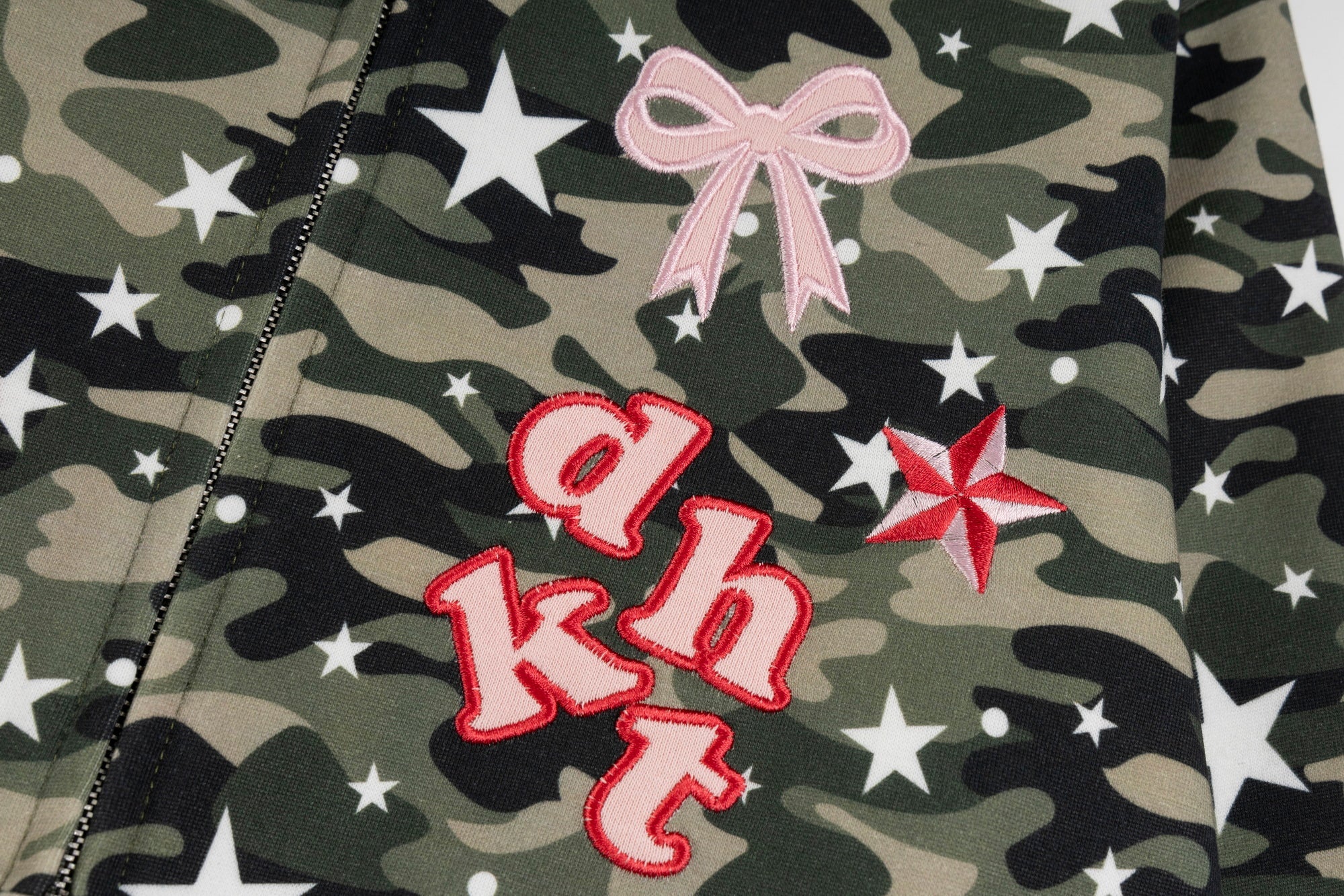 Omirad Camo Kitty Ear Zip Hoodie