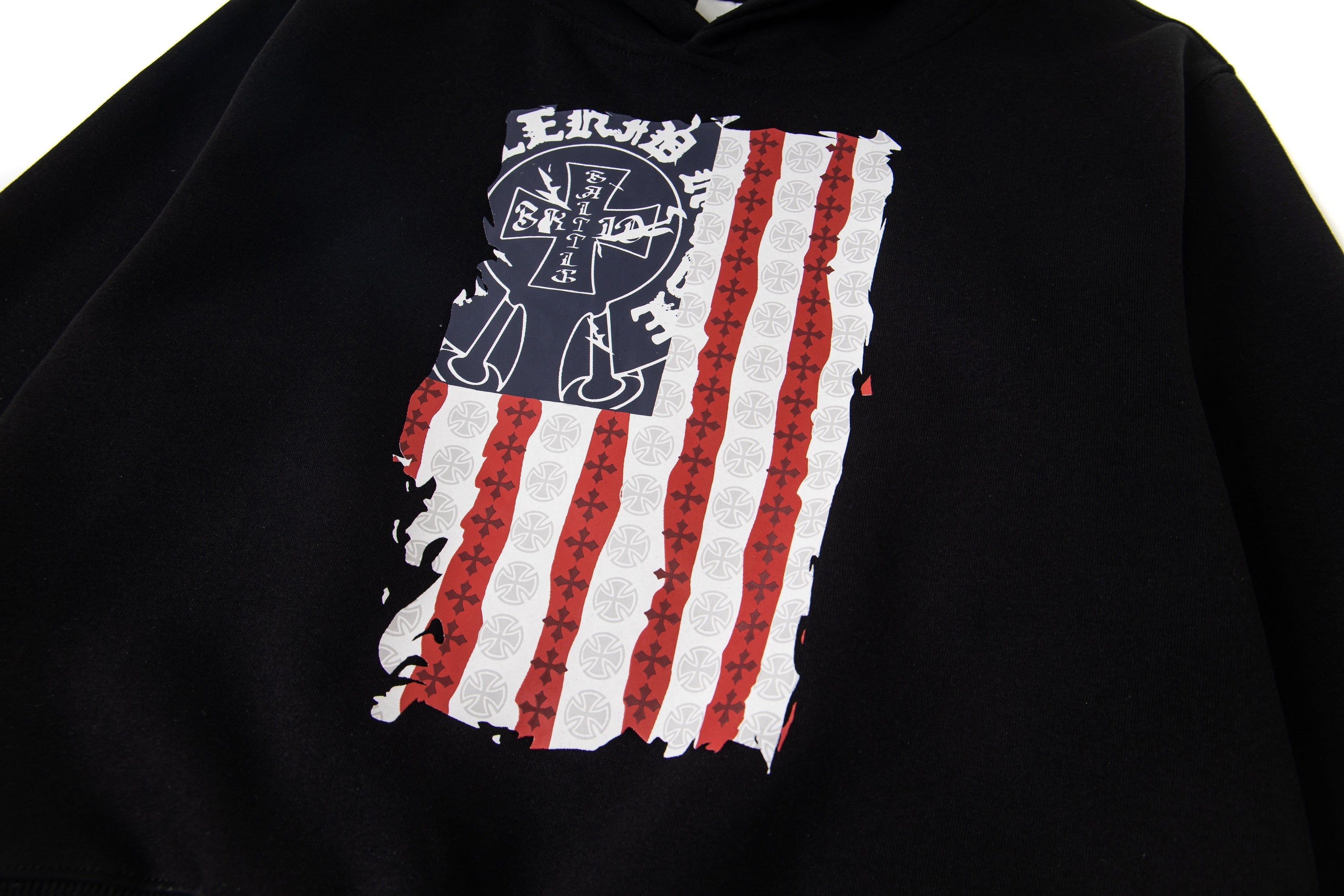 Omirad Graphic Flag Pullover Hoodie