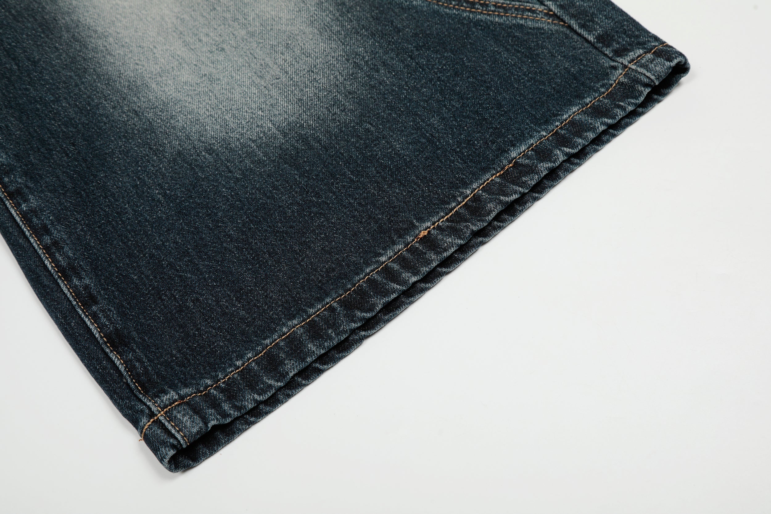Omirad Wide-Leg Washed Denim Shorts
