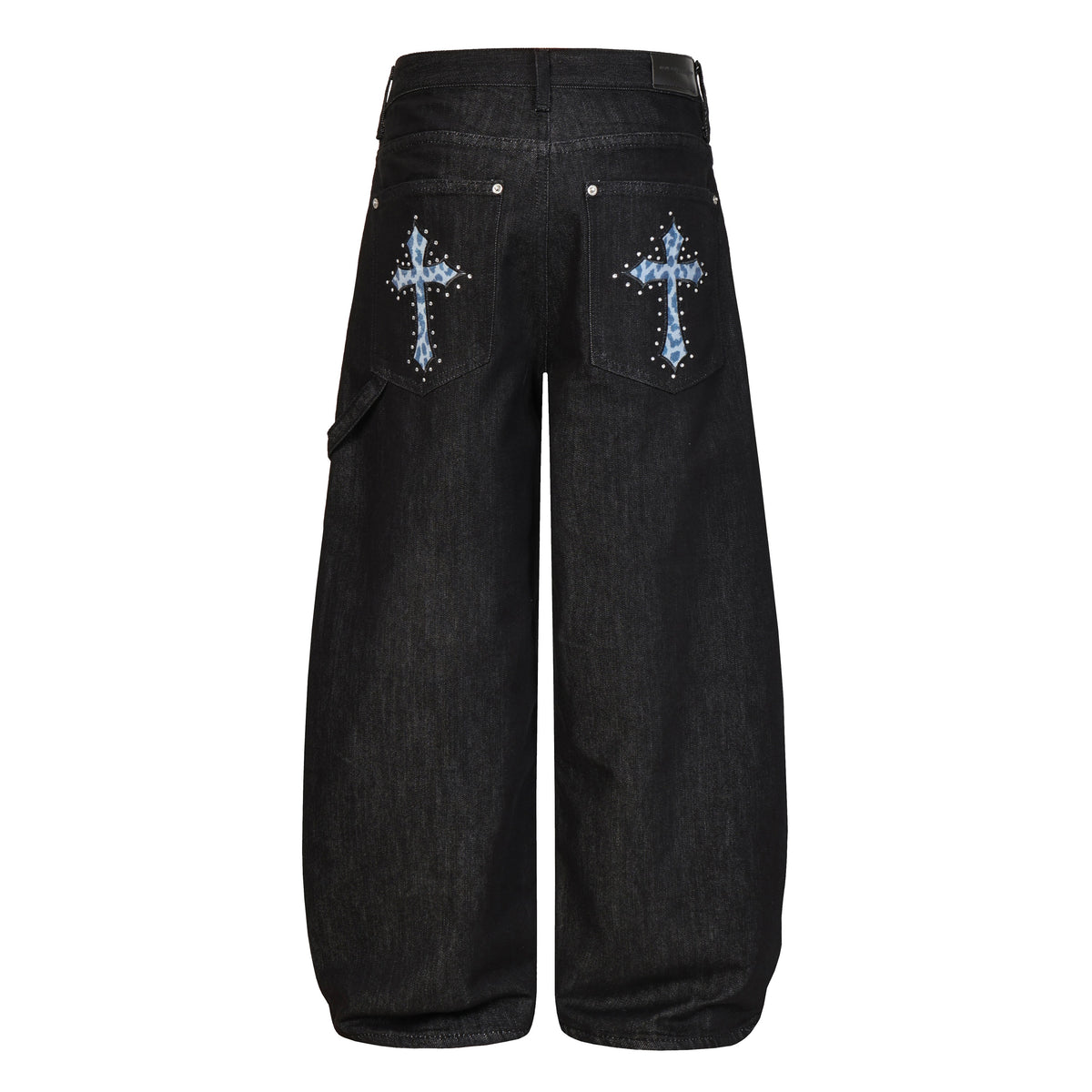 Omirad Cross Pocket Wide-Leg Jeans
