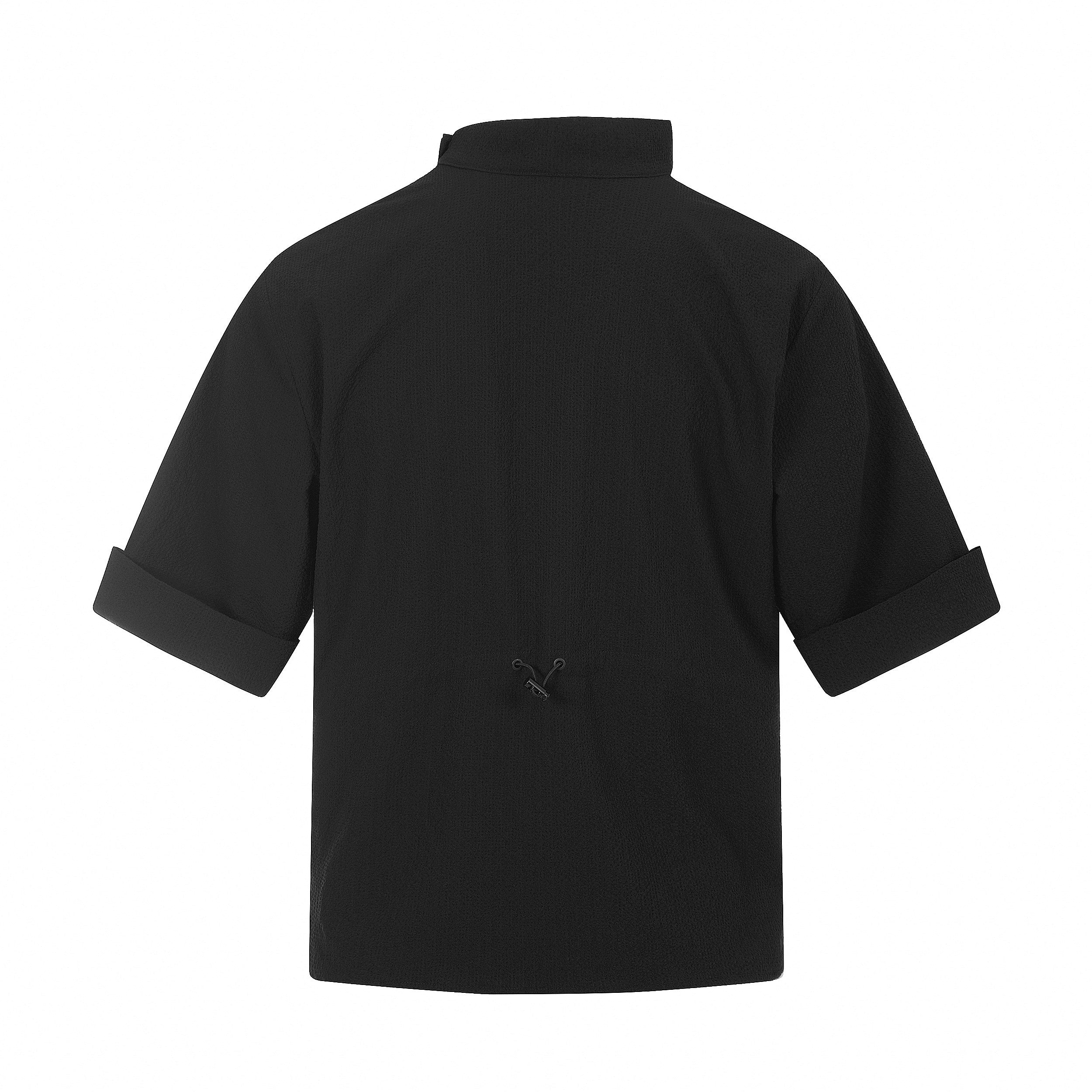 Omirad “Asymmetrical Stand-Collar Shirt”