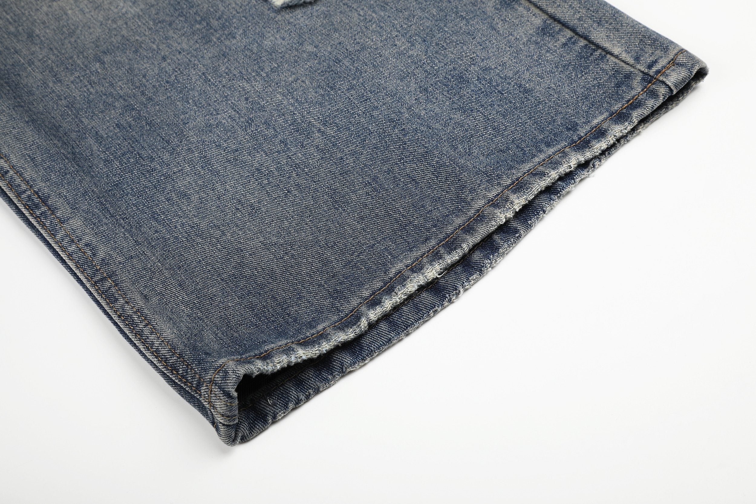 Omirad Distressed Wide-Leg Jeans