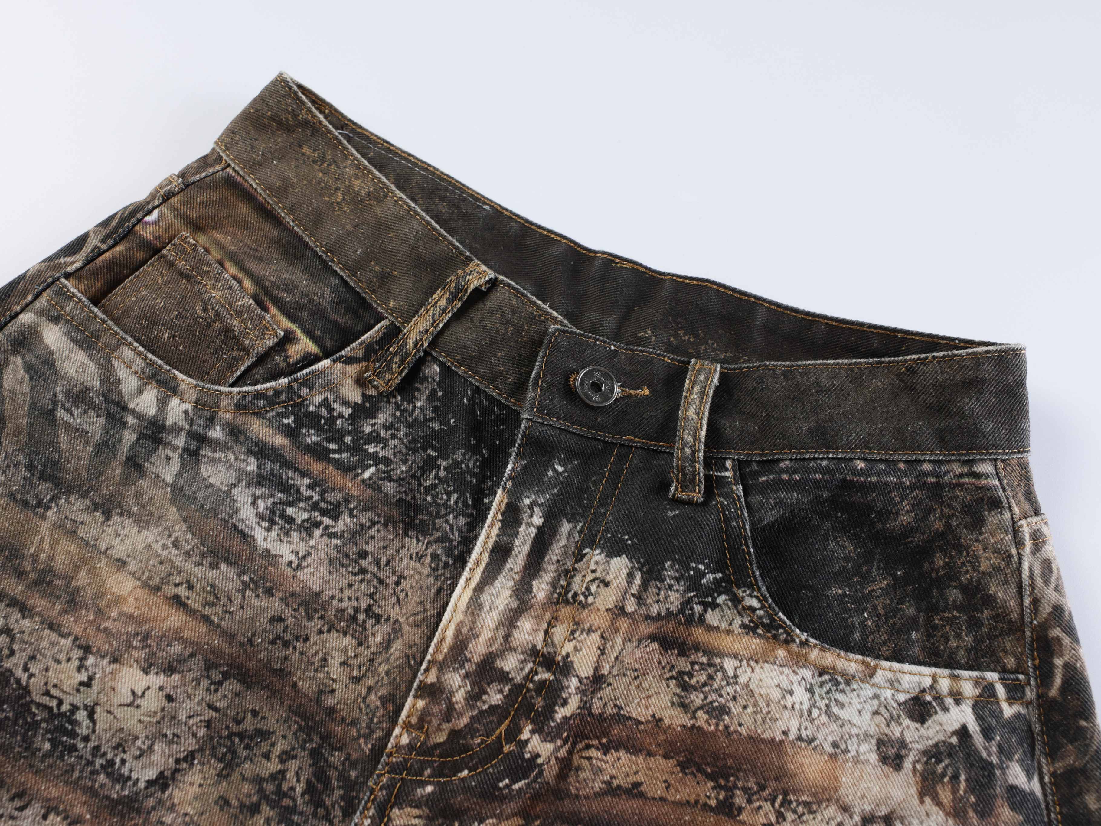 Omirad “Savage Pattern Balloon Jeans”