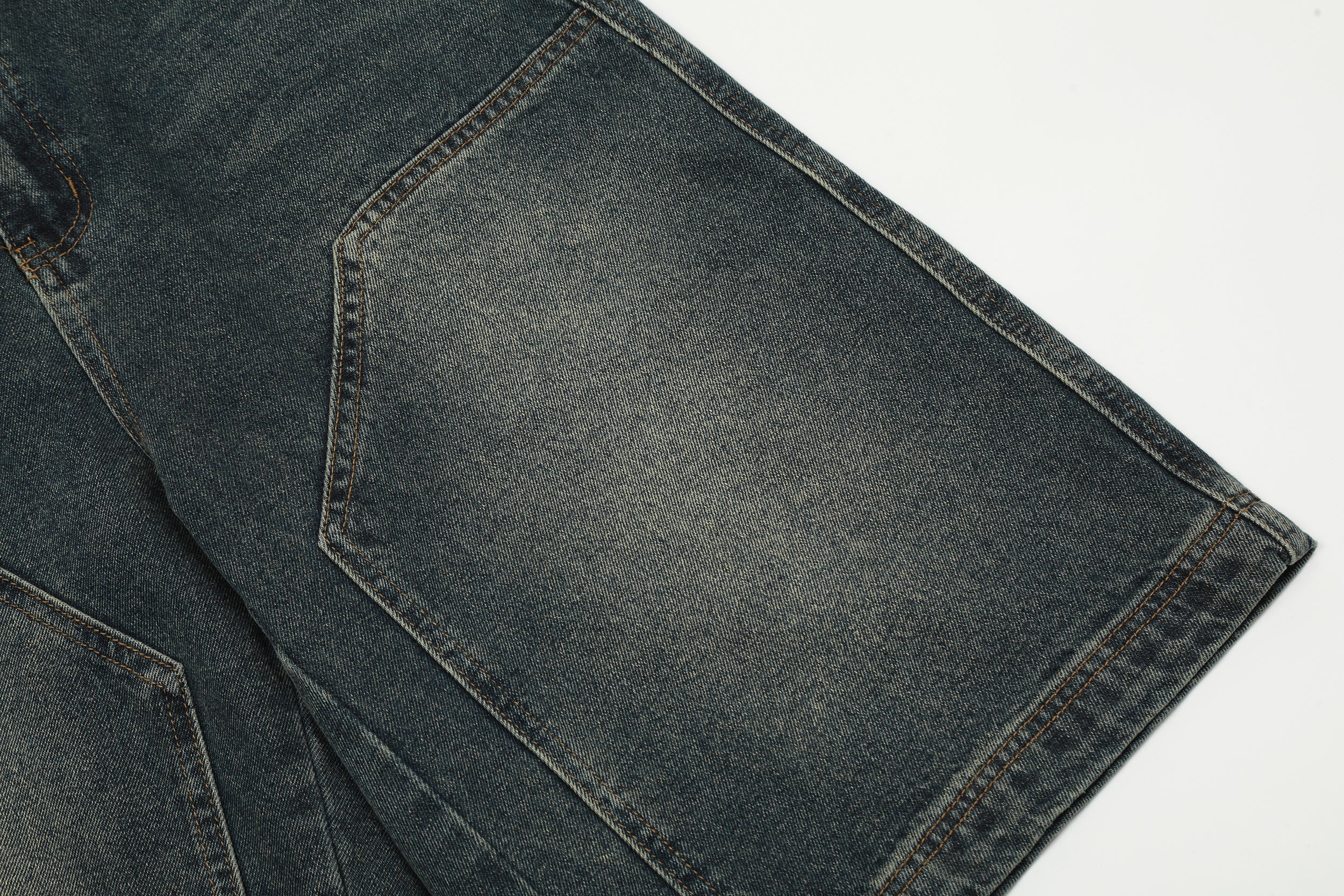 Omirad Vintage Wide-Leg Denim Shorts