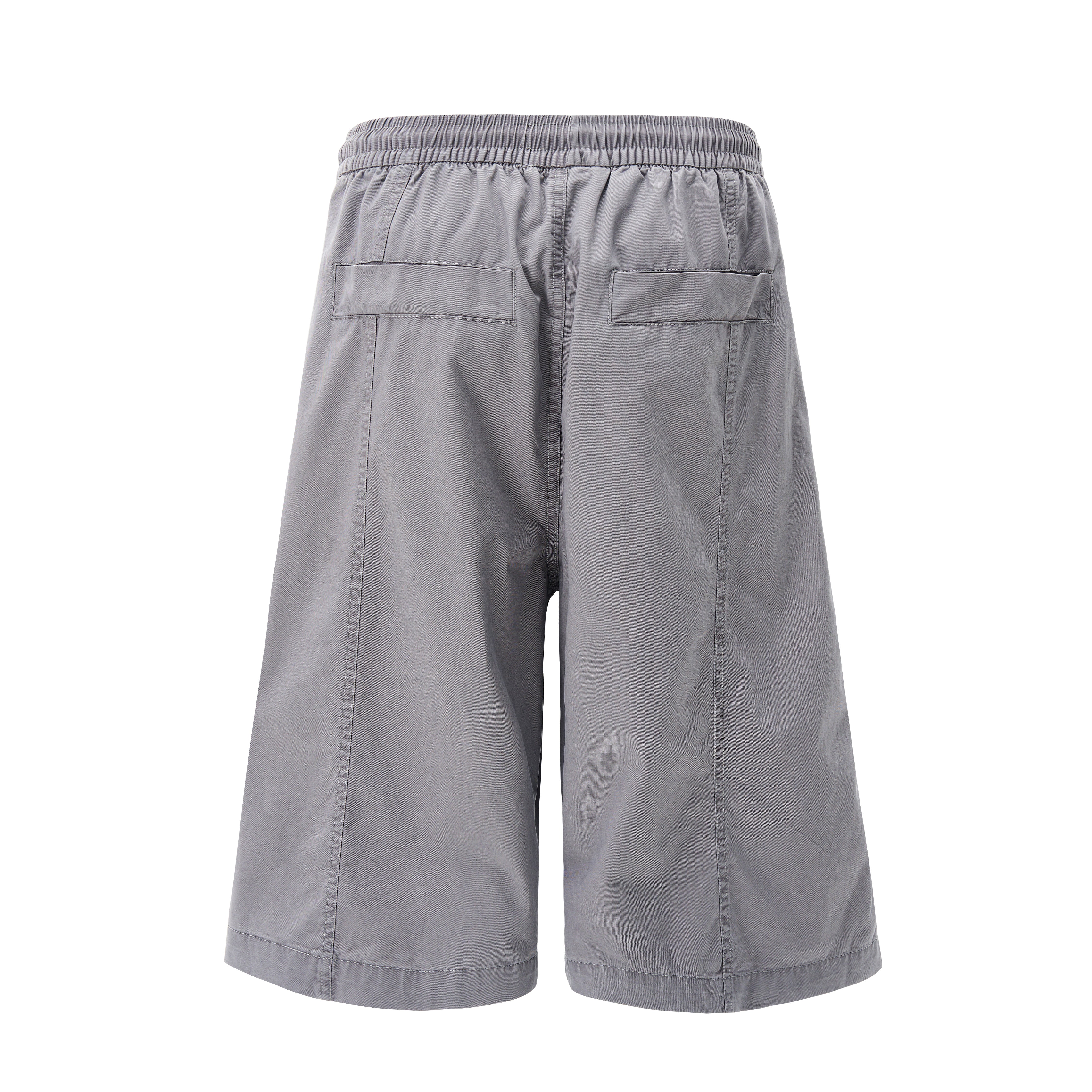Omirad Washed Wide-Leg Stripe Shorts
