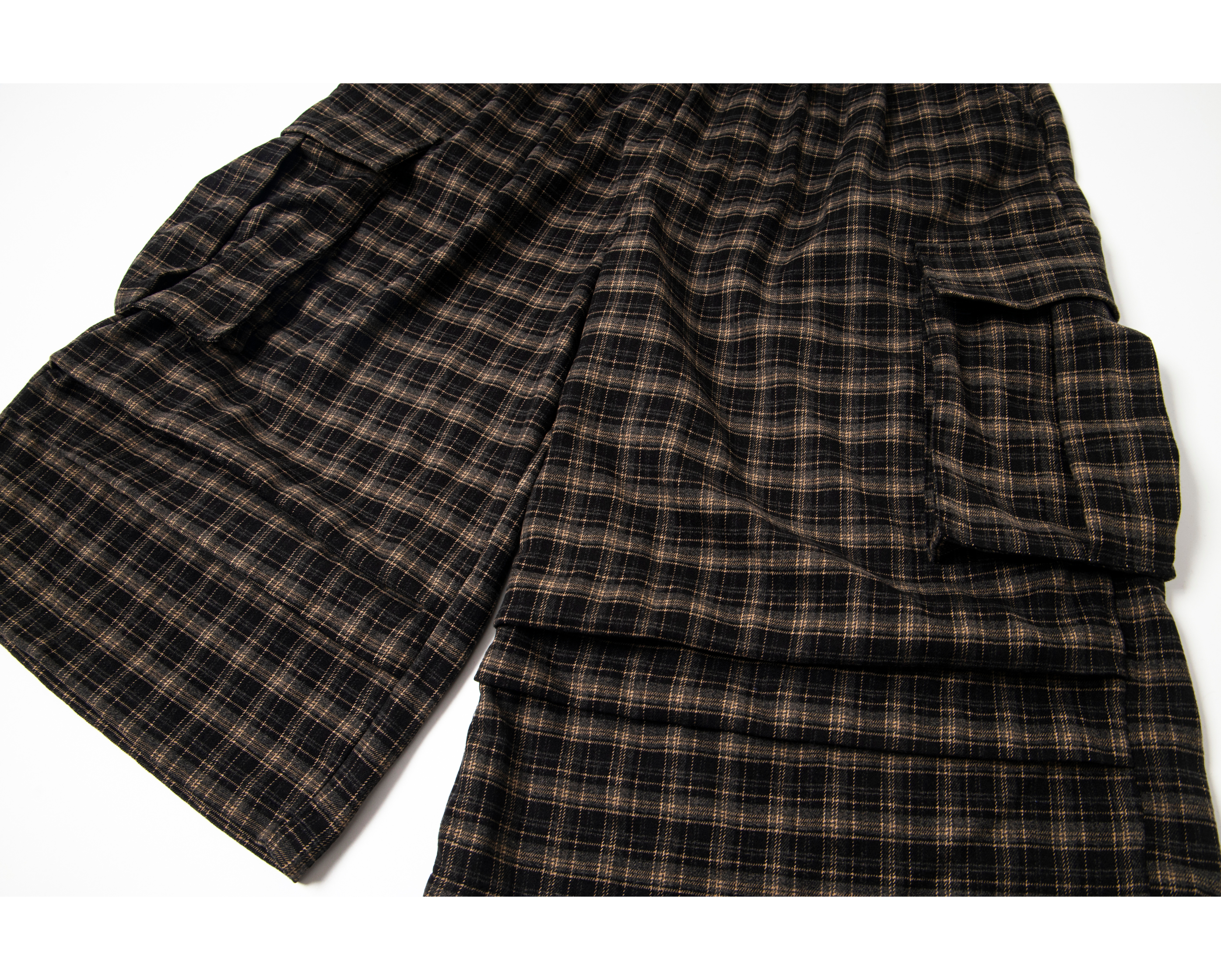 Omirad Plaid Cargo Shorts