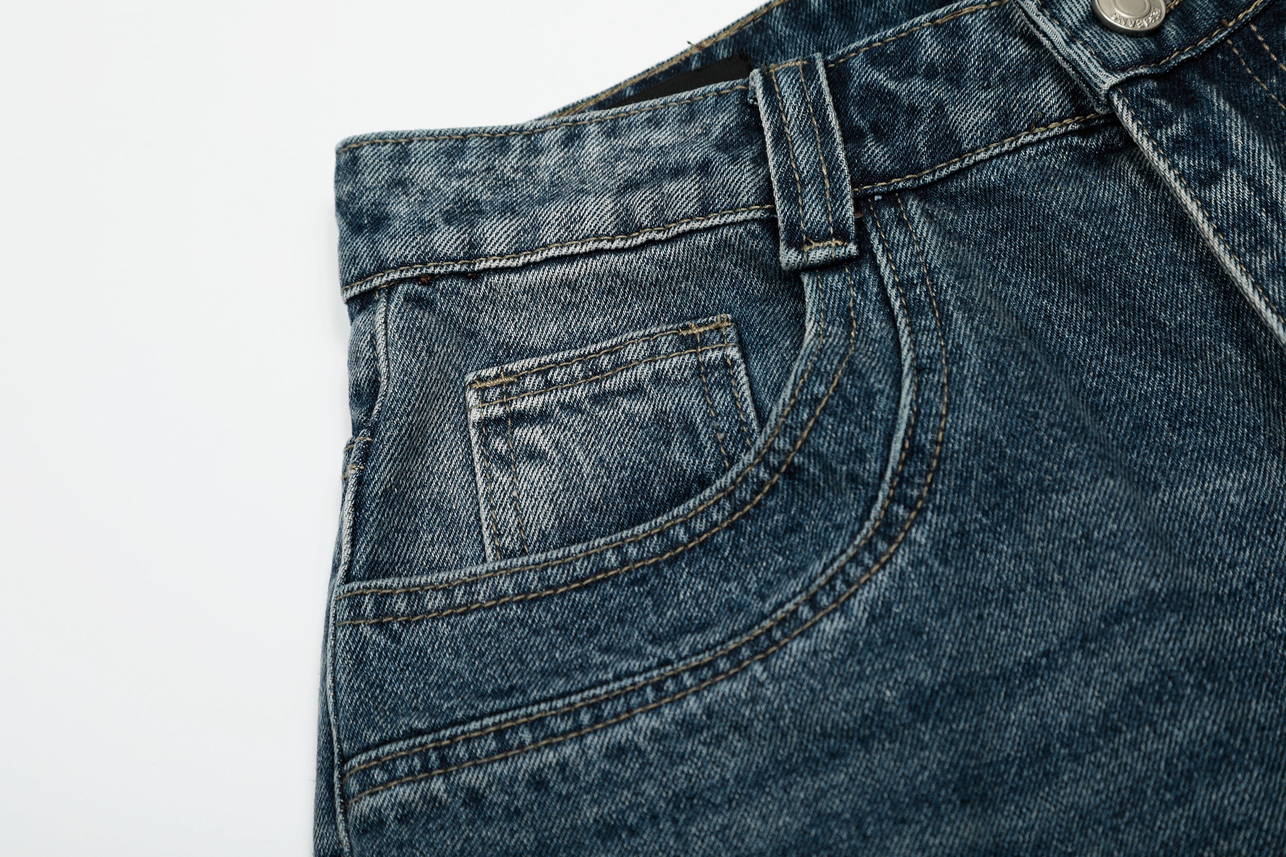 Omirad Studded Denim Shorts